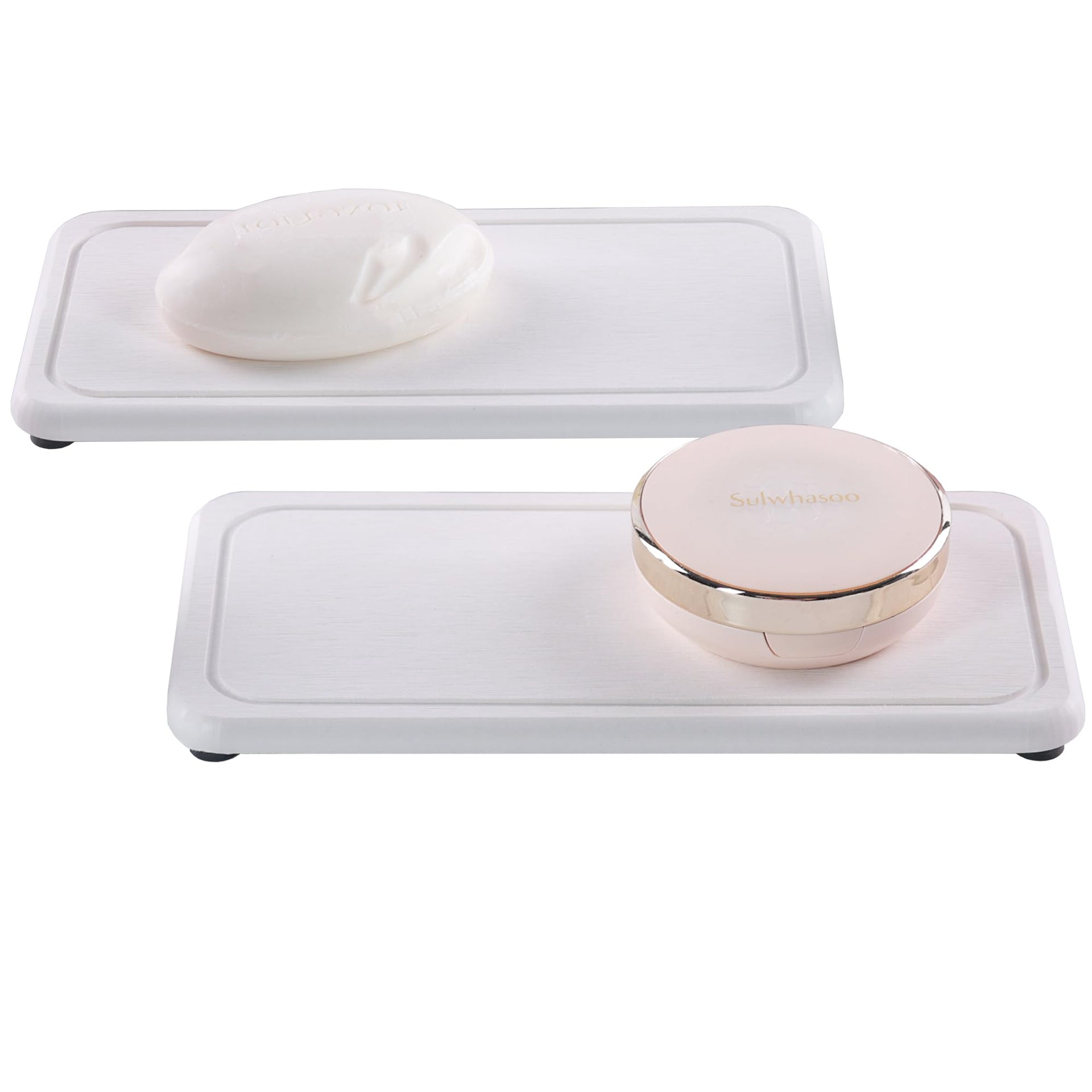 2 Pcs Sink Stone Soap Trays (2 Count)