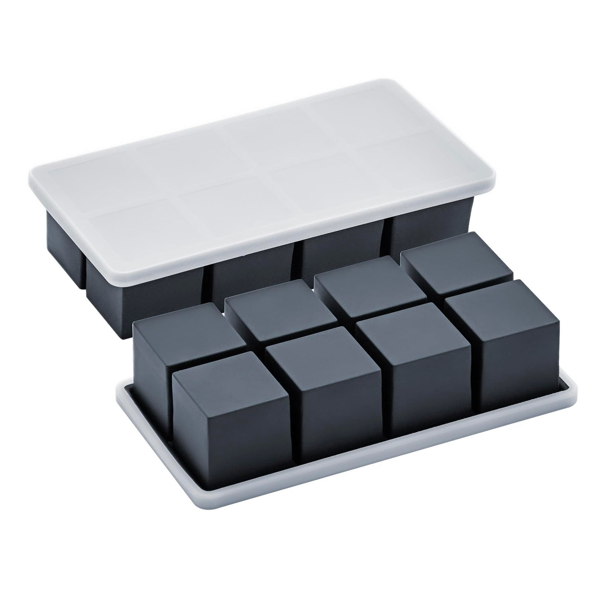 Large Ice Cube Tray Metal Reinforced Frame for Whiskey