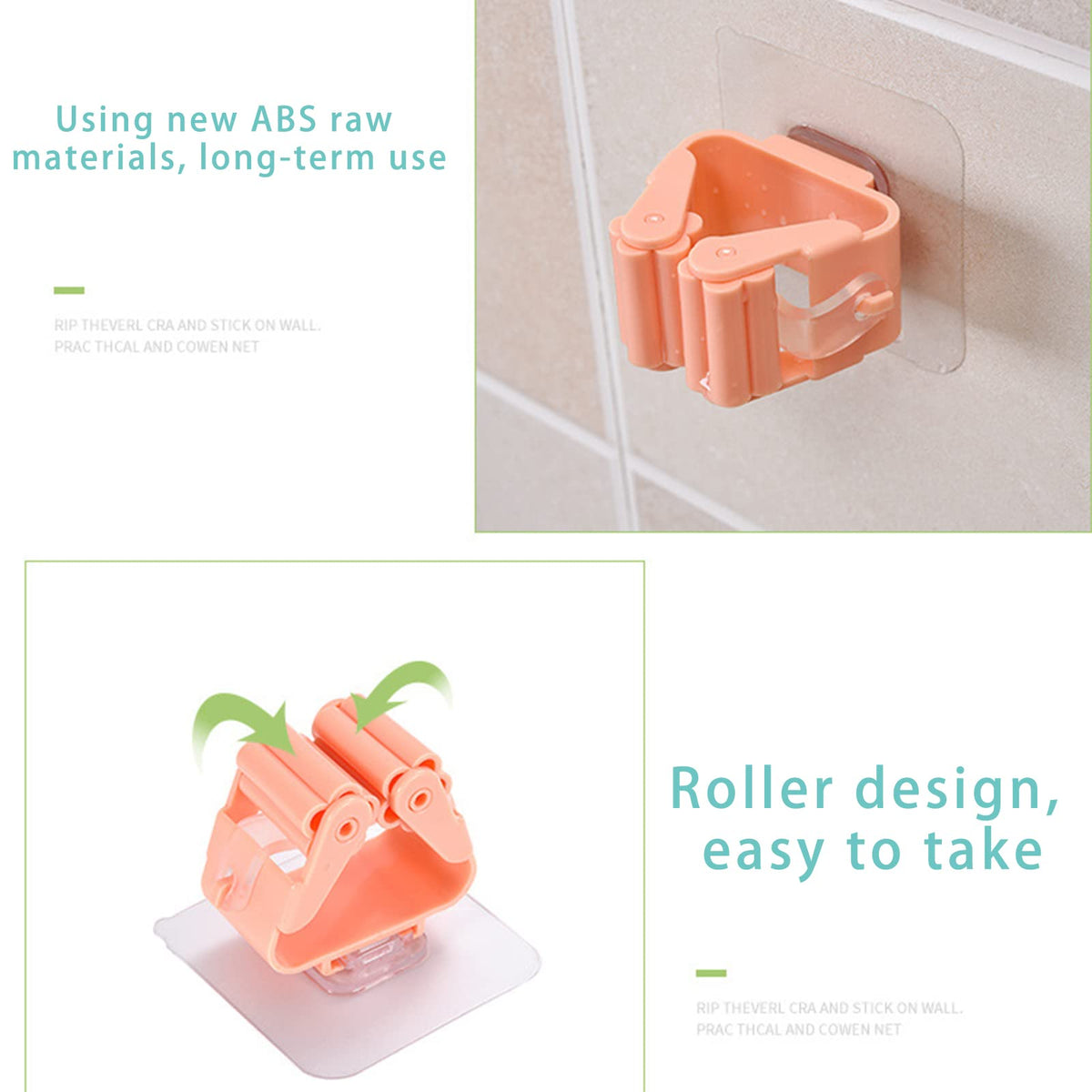Mop and Broom Holder Wall Mount