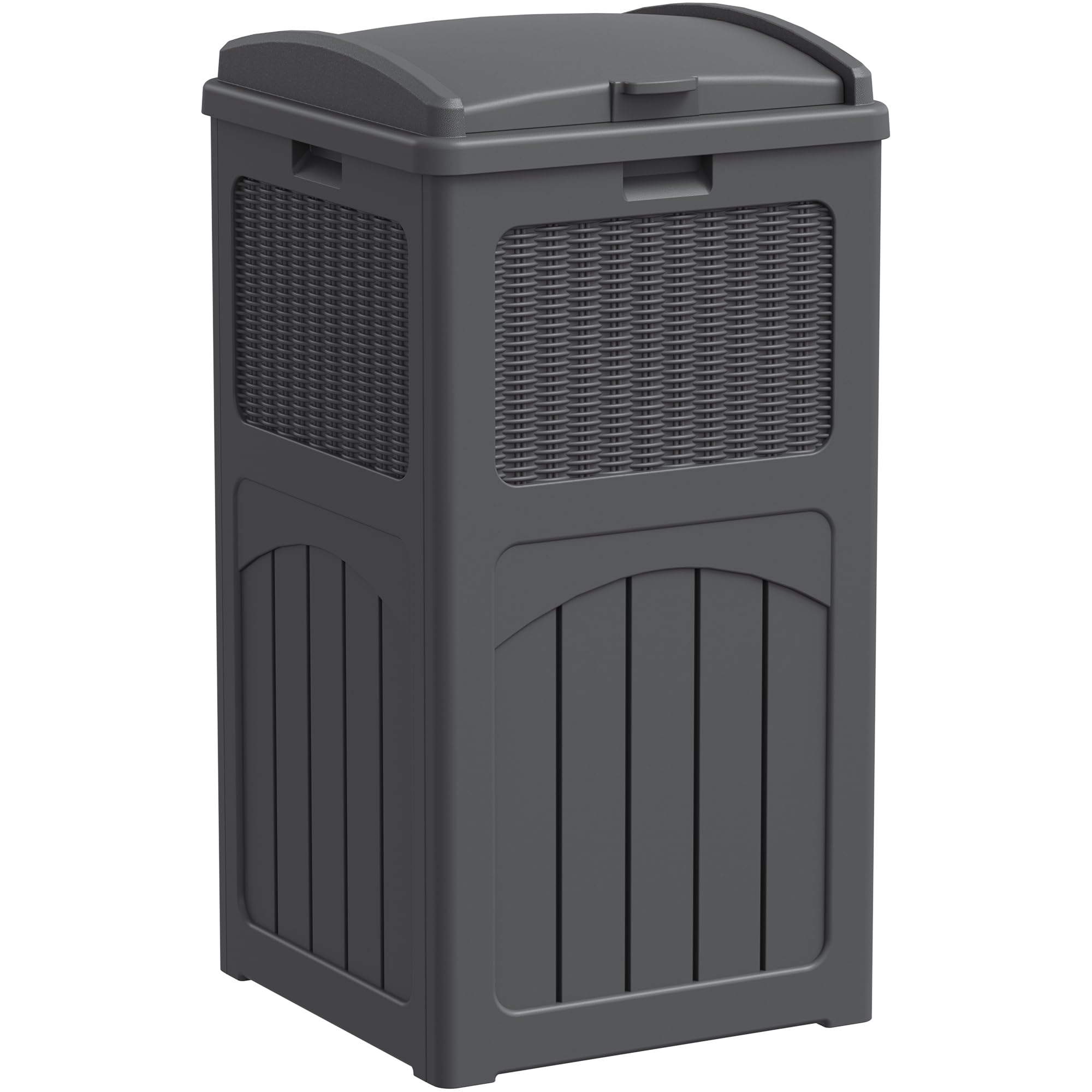 33 Gallon Outdoor Trash Can with Lid