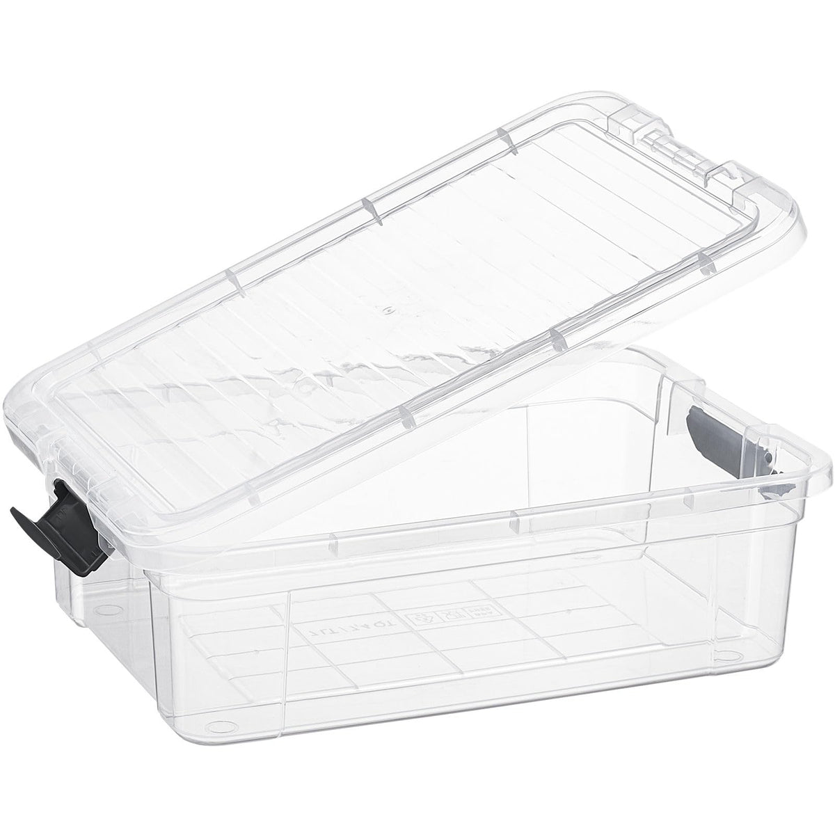7.4 Quart Clear Plastic Storage Bin with Lid (5 Count)