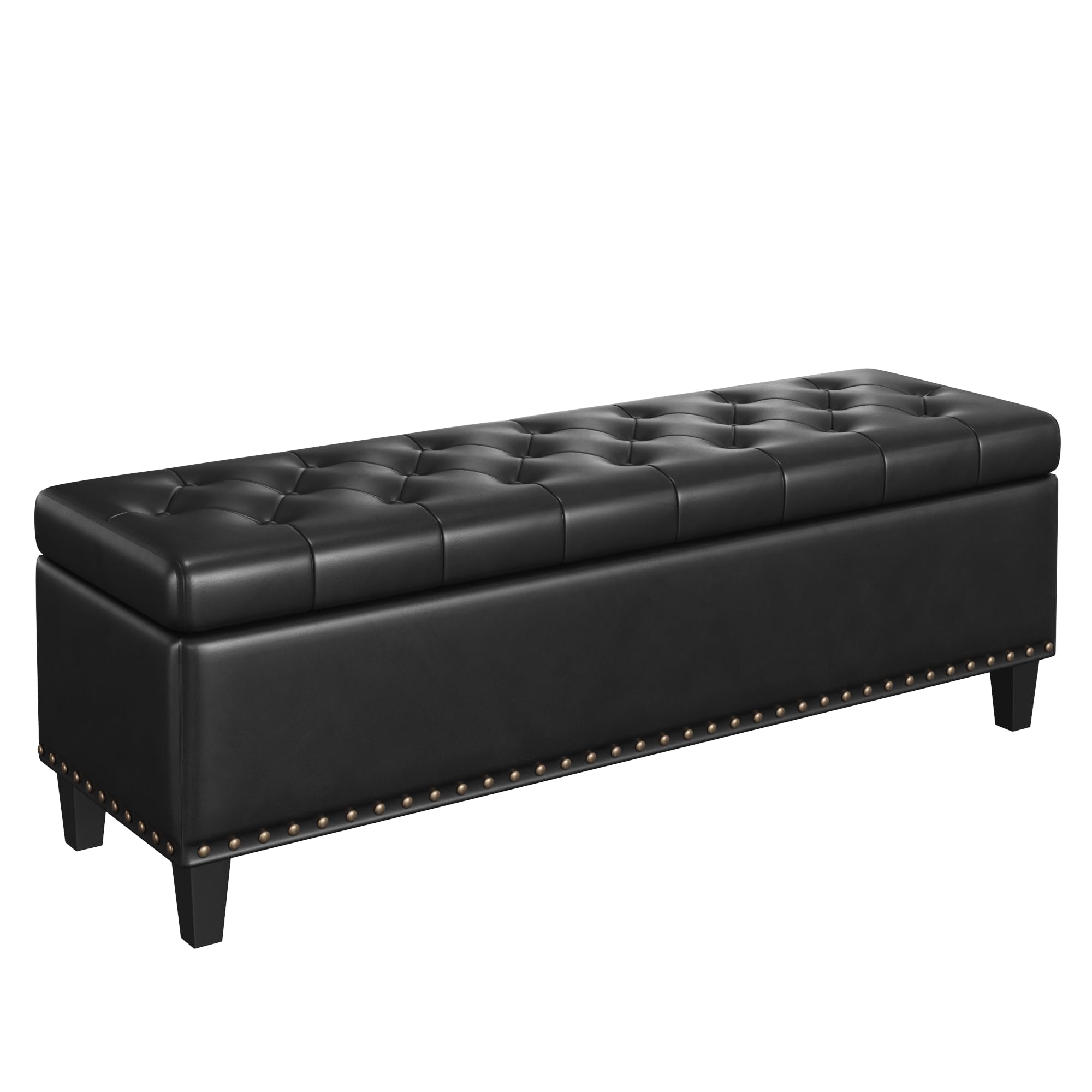51 Inch Storage Ottoman Bench