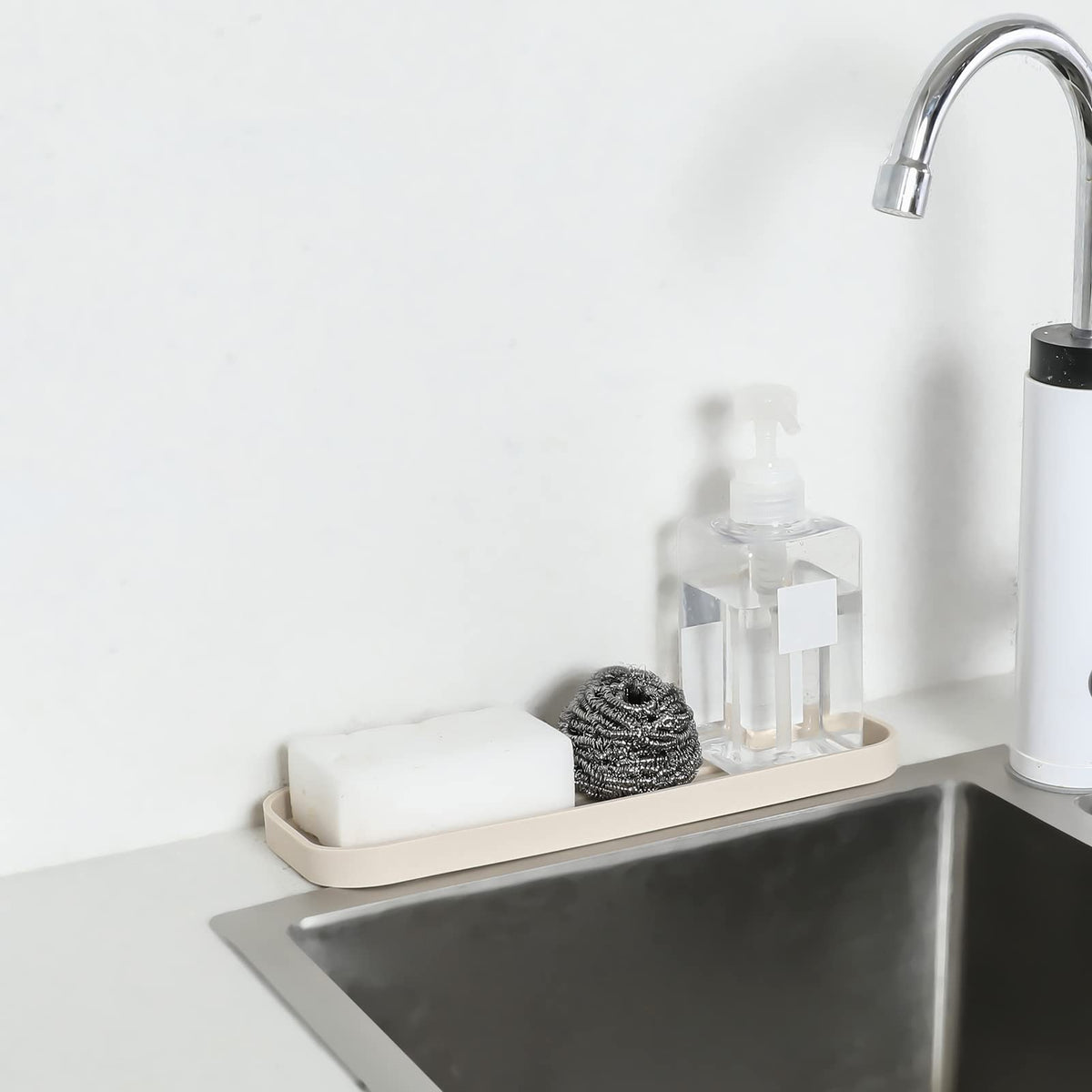 Silicone Kitchen Sink Organizer Tray for Multiple Usage