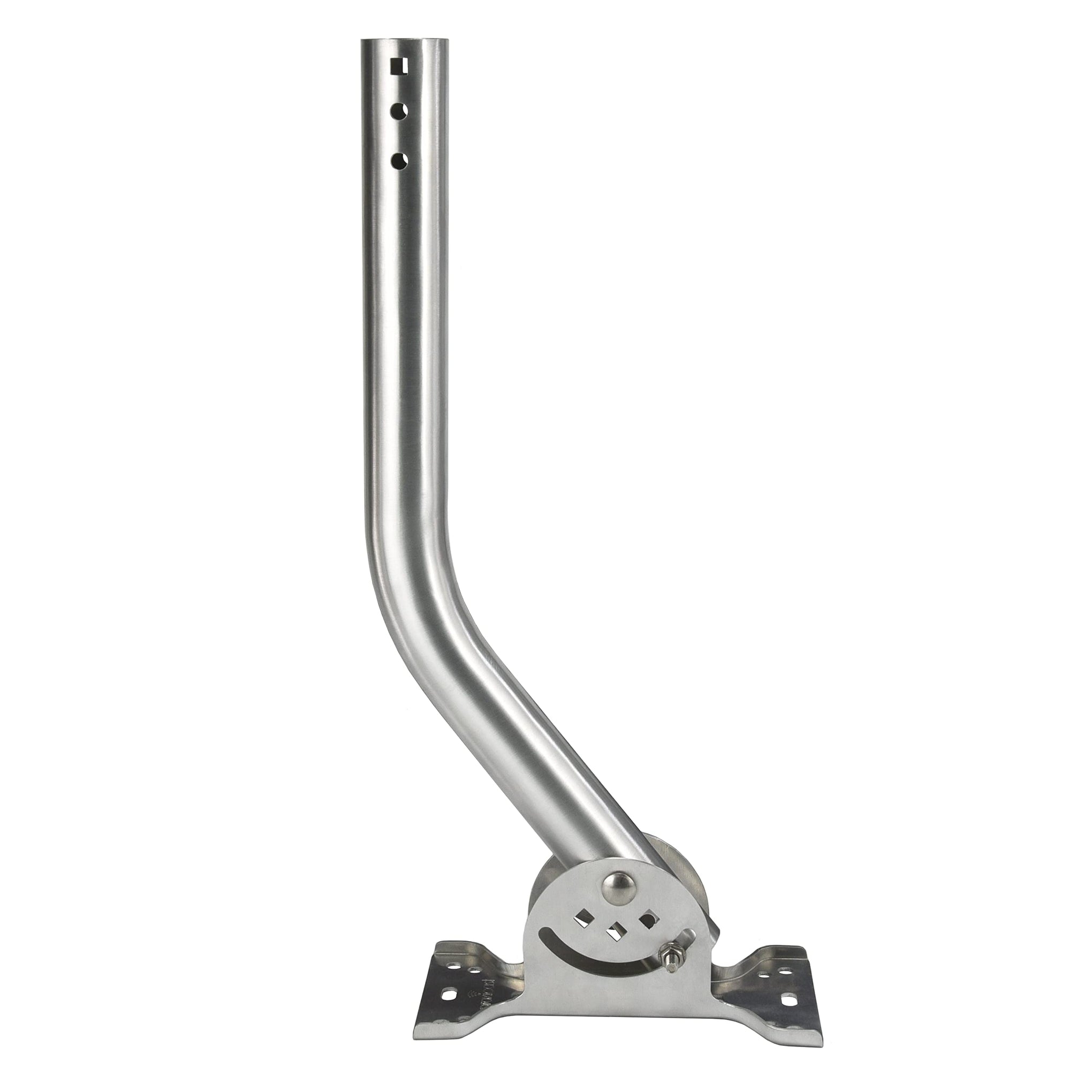J-Max Pivot/Lock Antenna Mount Pole, Rustproof Aluminum, 1.5"x18"