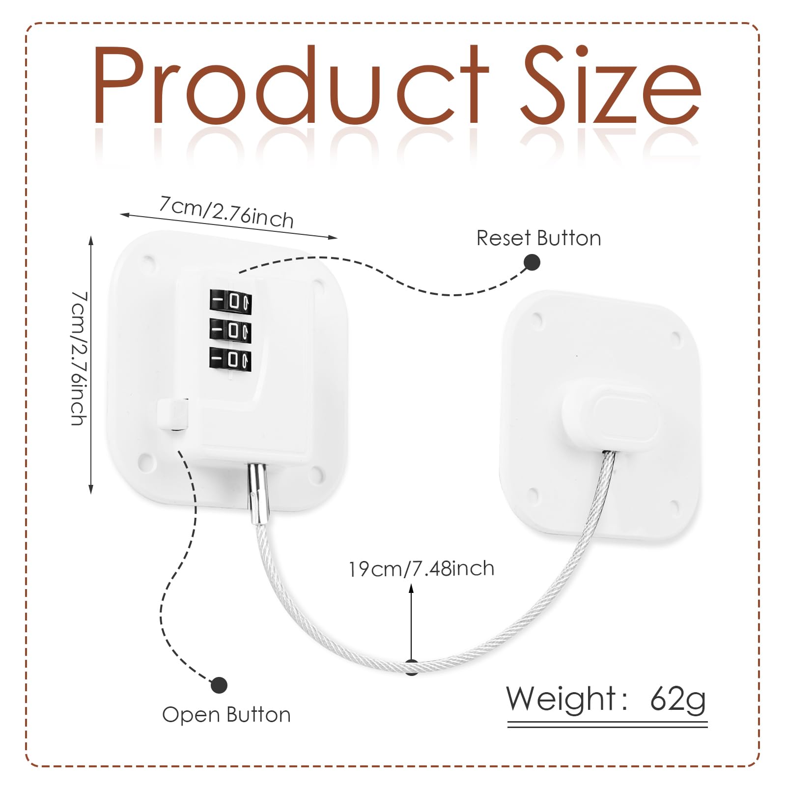Refrigerator Lock (4 Count)