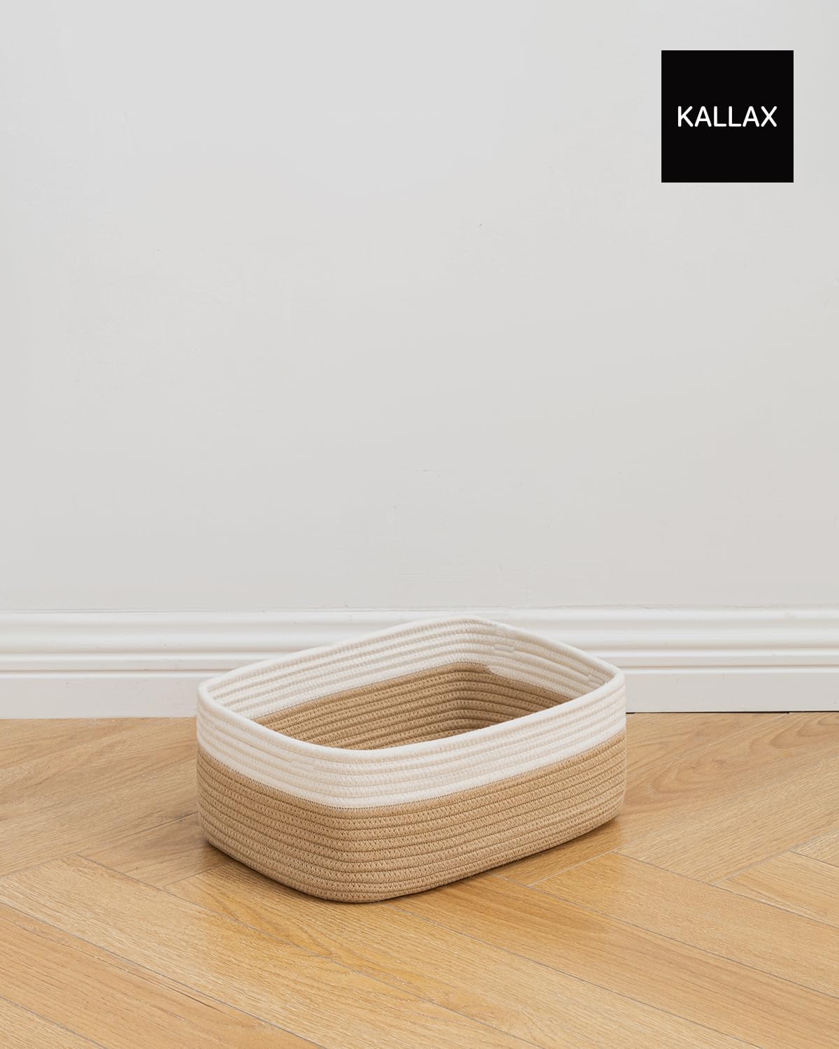 Small Woven Storage Basket for Organizing (3 Count)