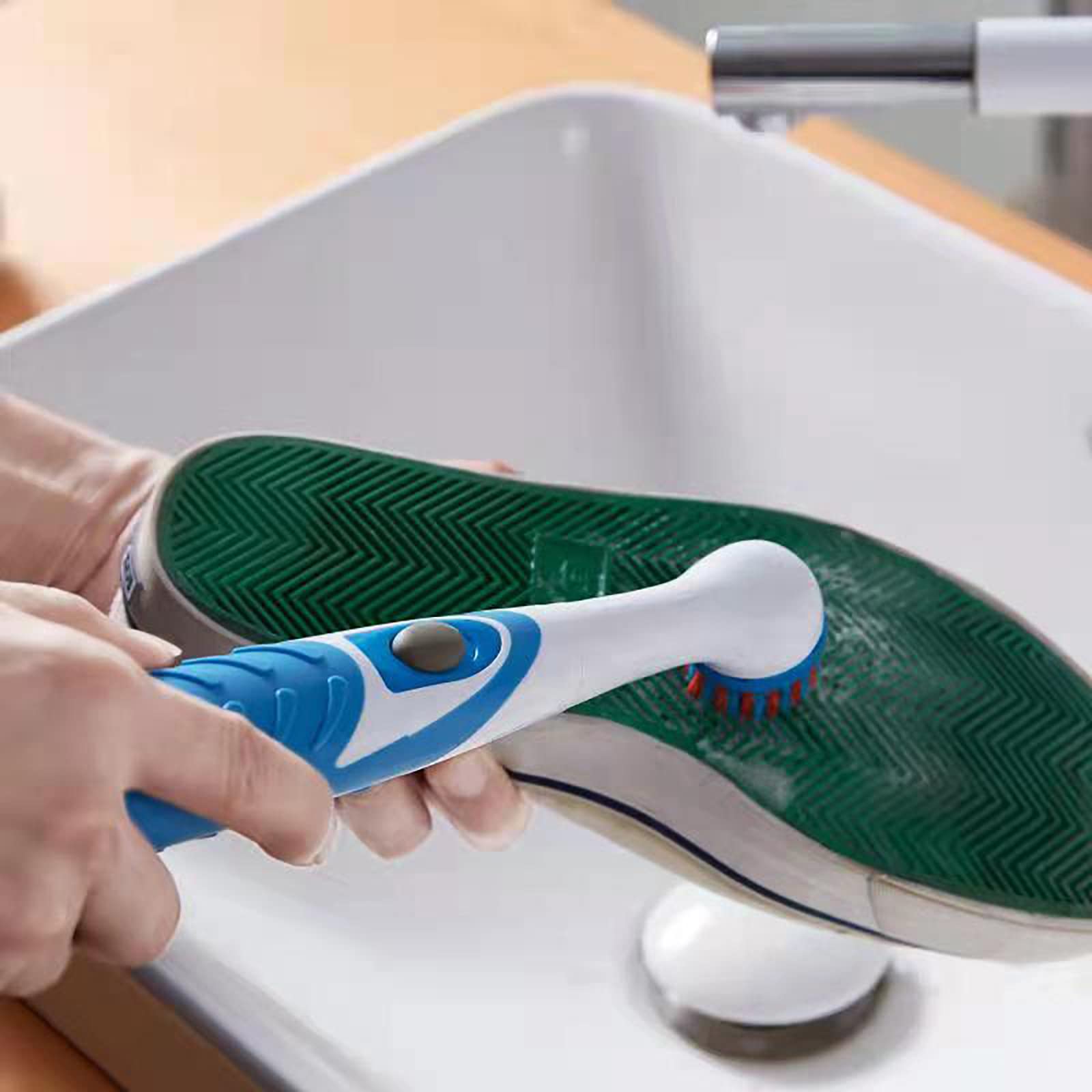 Electric Cleaning Brush with 4 in 1 Multiple Brush Heads