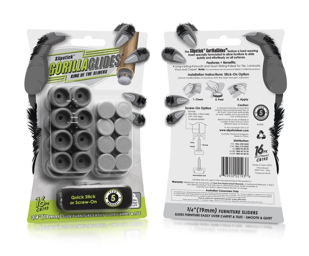 GorillaGlides CB193 3 (16 Count)