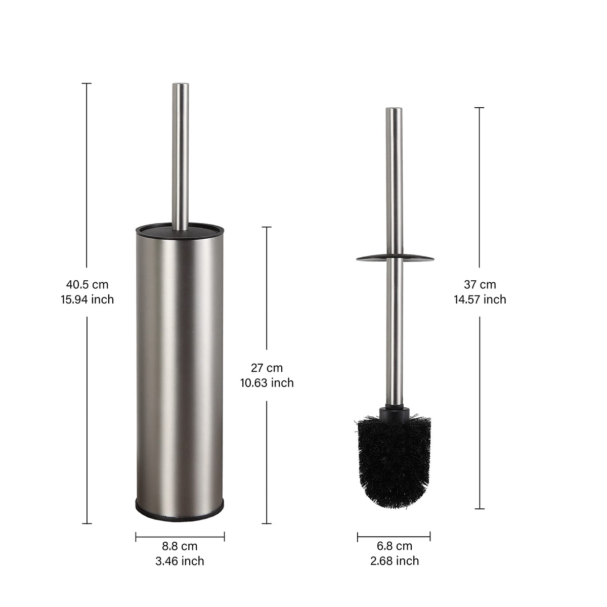 Toilet Brush and Holder (2 Count)