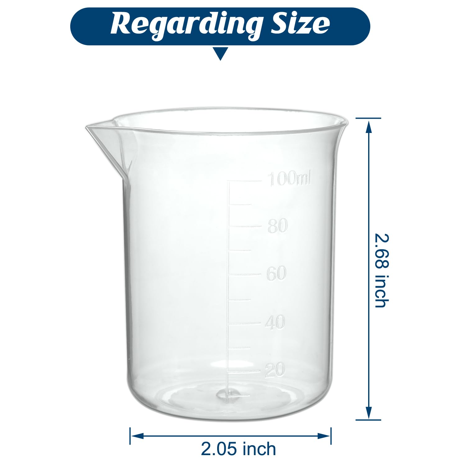 Plastic Measuring Cups (15 Count)