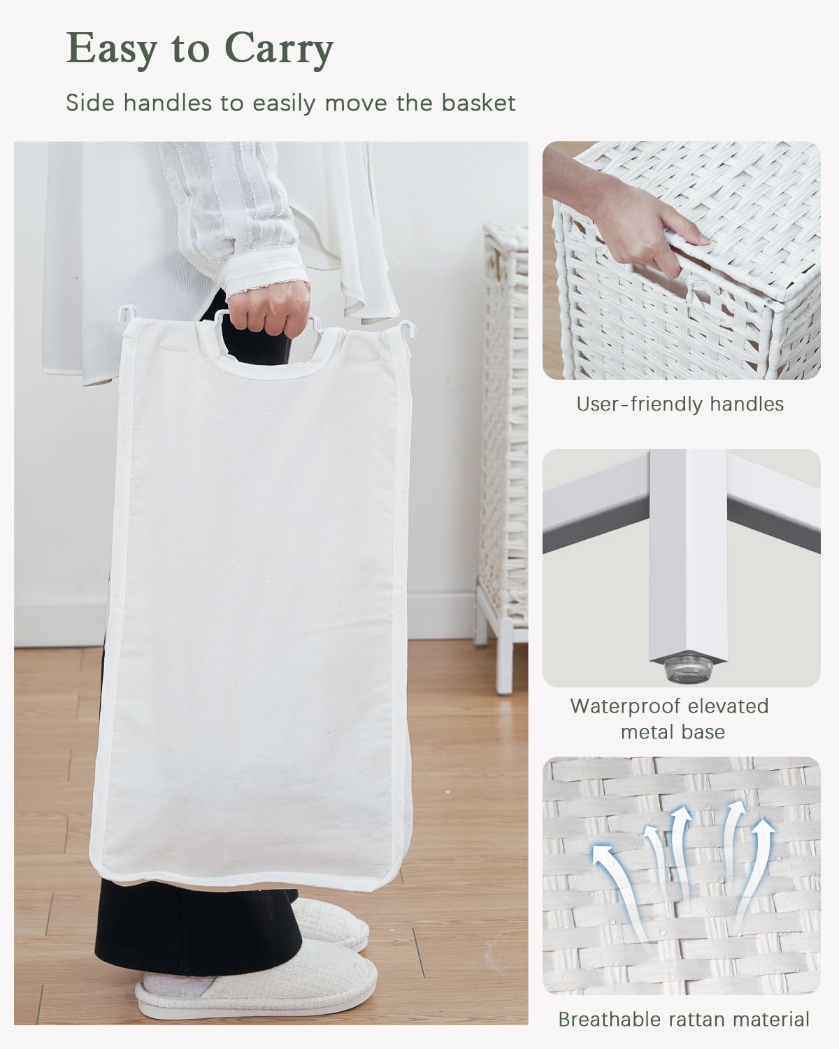 Laundry Hamper with Lid