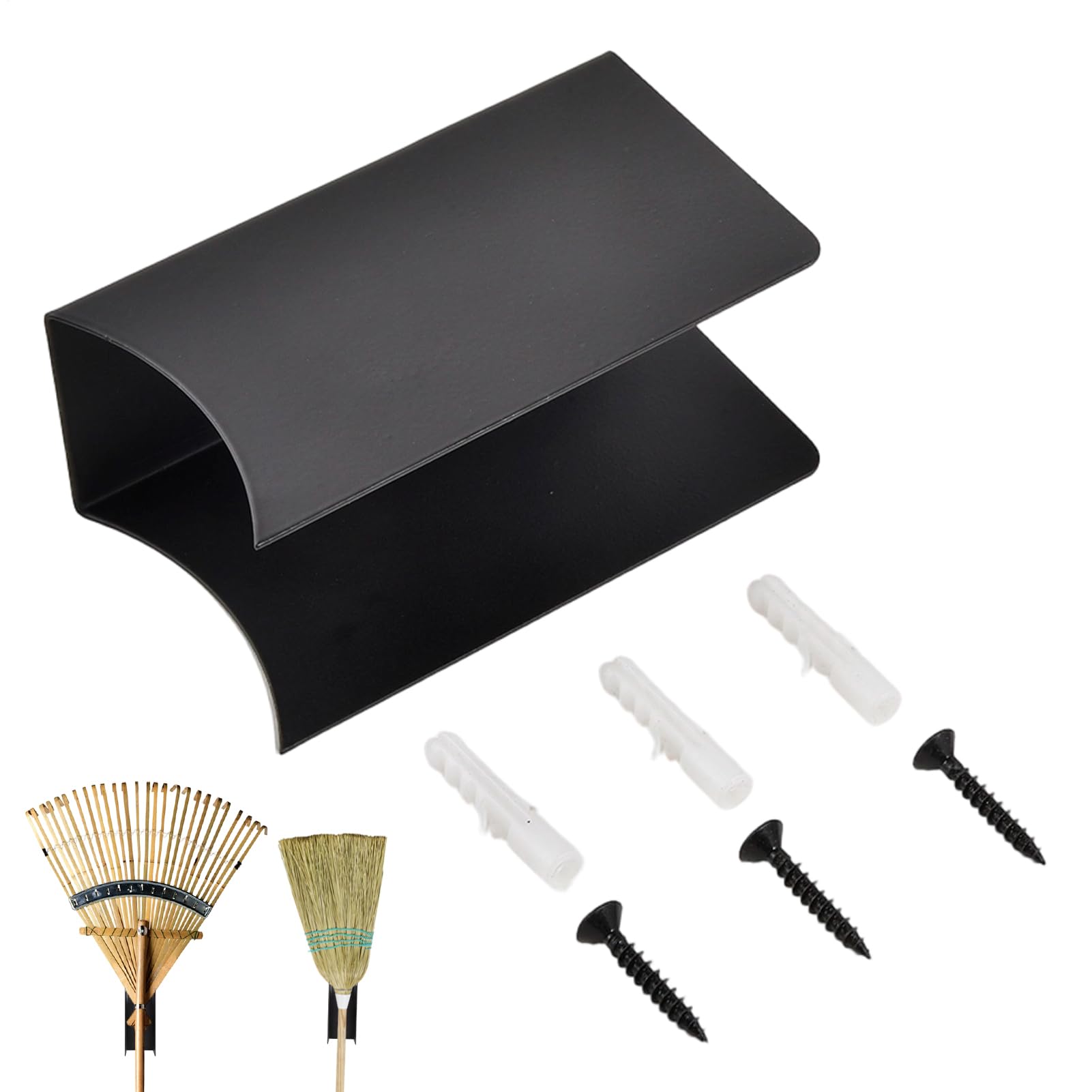 Broom Wall Holder Garage Utility Rack