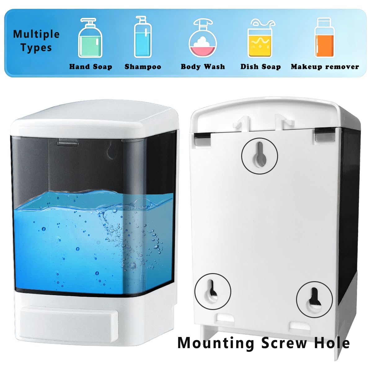Manual Soap Dispenser Wall Mounted