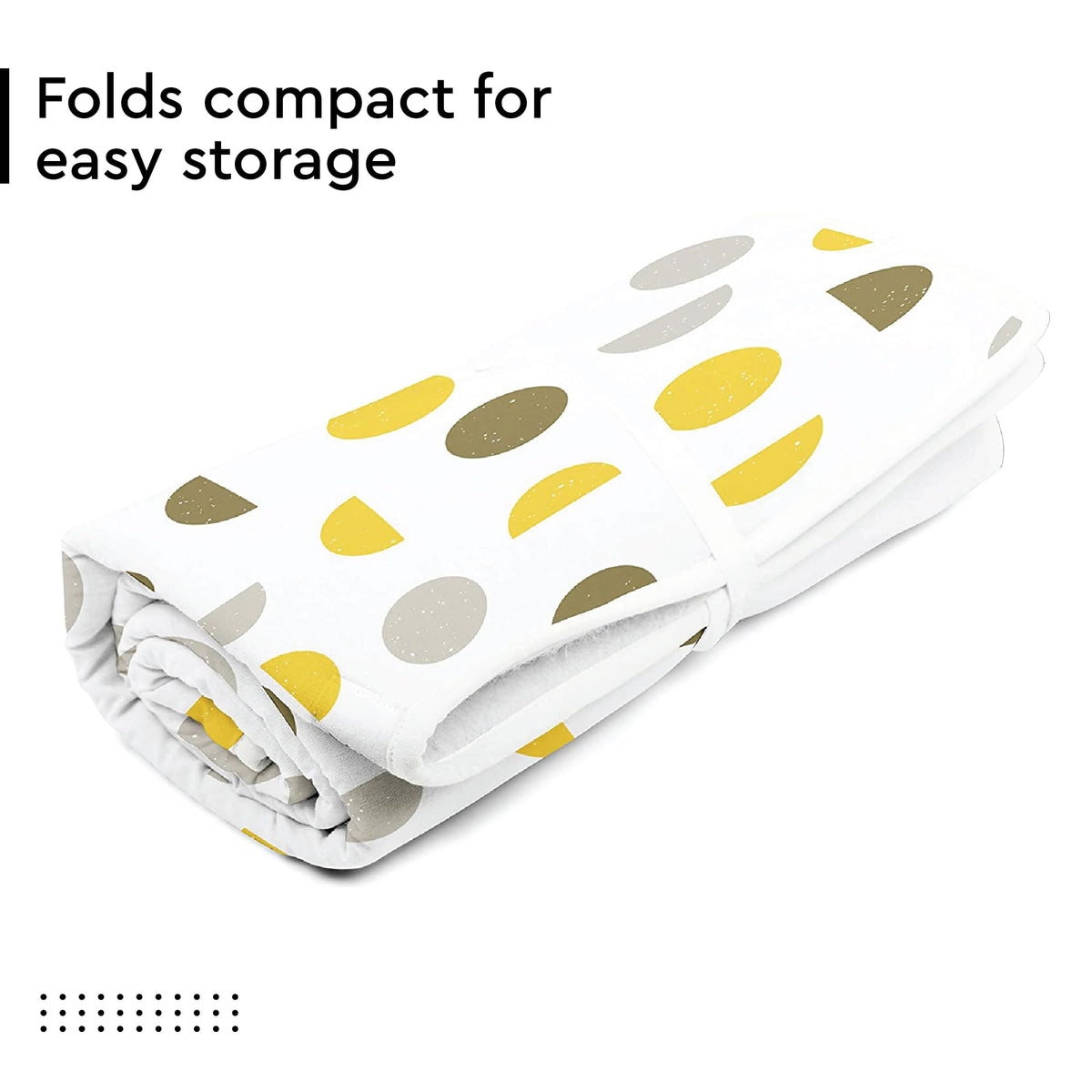 Ironing Mat Heat Resistant Pad 48"x28" Yellow Moon