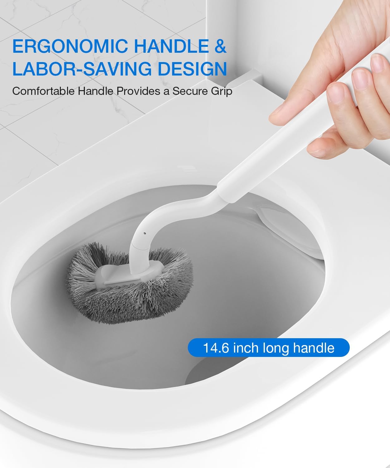 Toilet Bowl Brush and Holder