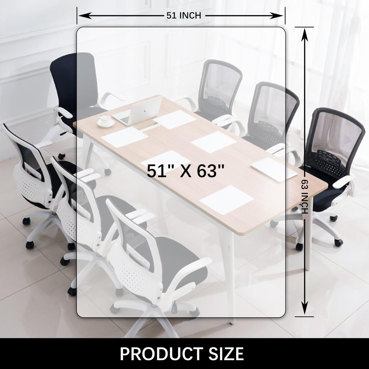 Clear Chair mat for Hardwood Floor