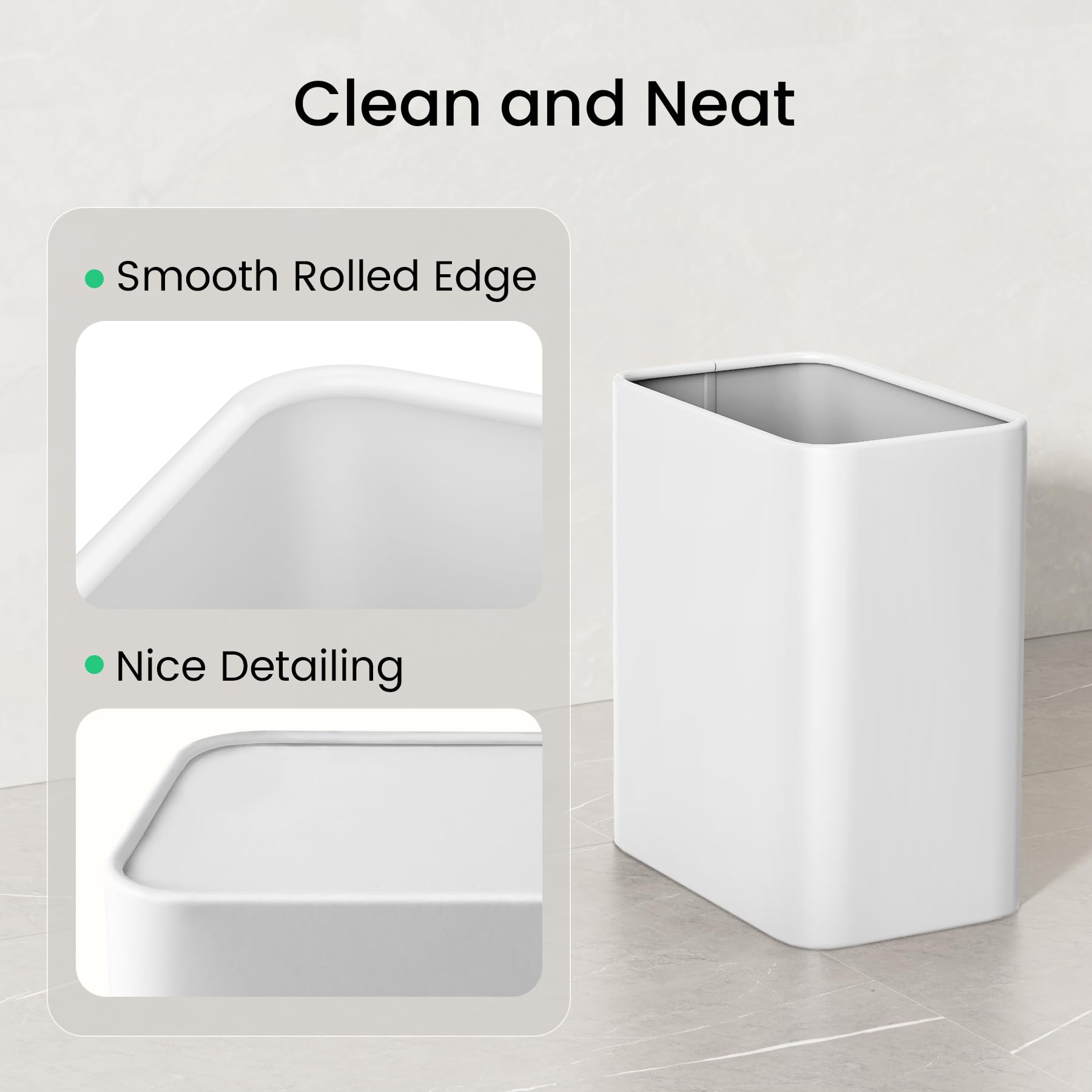 Small Bathroom Trash Can