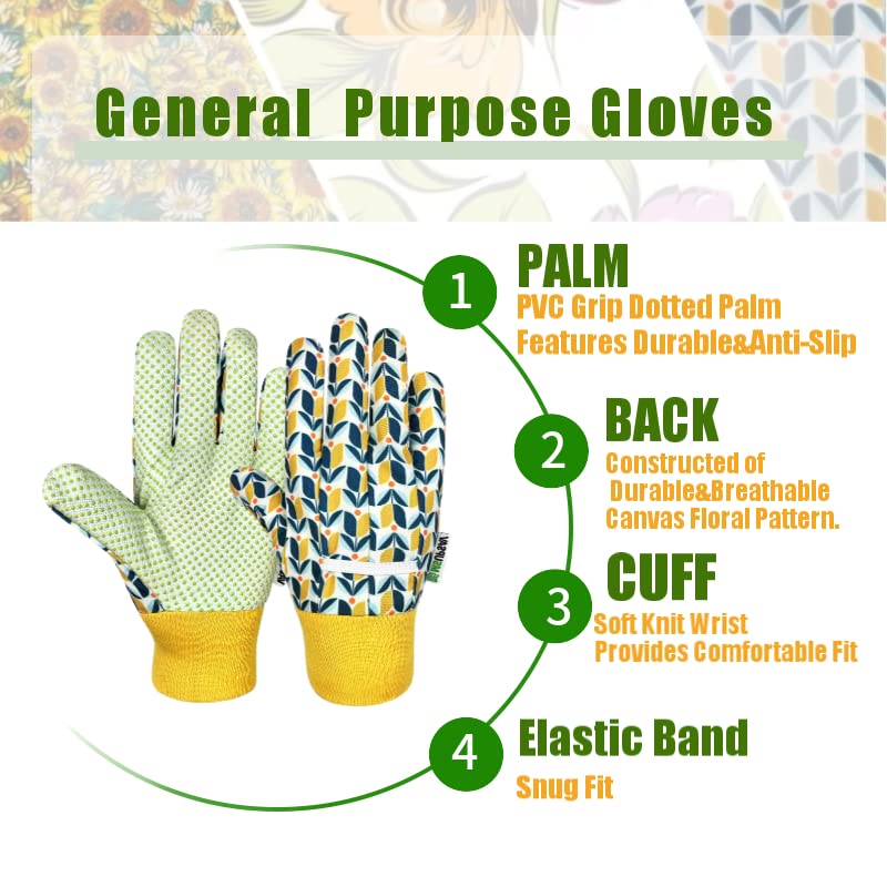 3 Paris Gardening Gloves Women