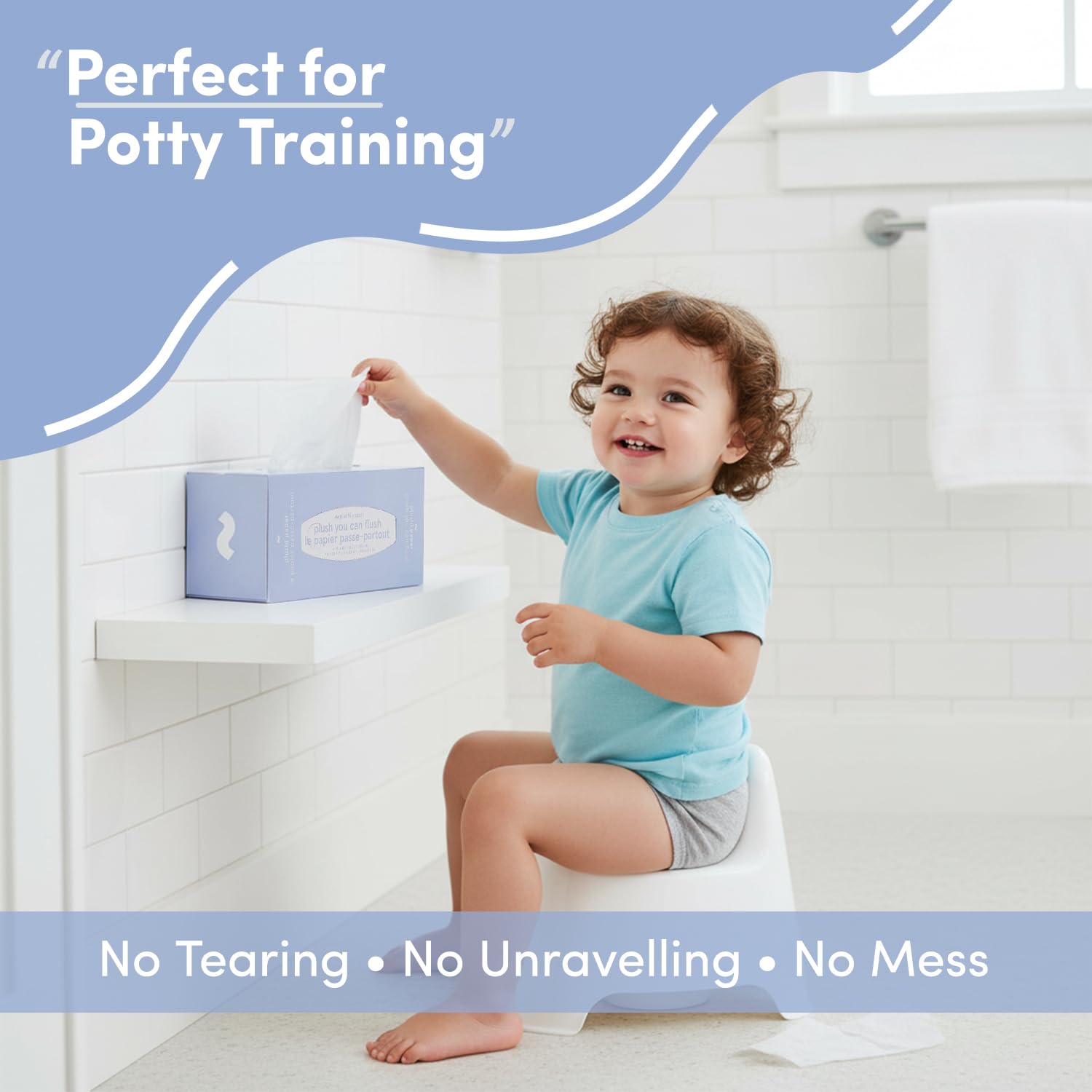 Septic Safe Tube Free Toilet Paper