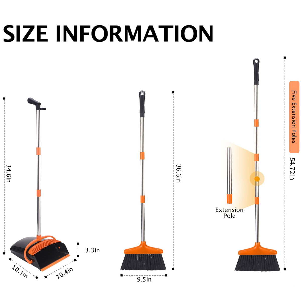Broom and Dustpan Set