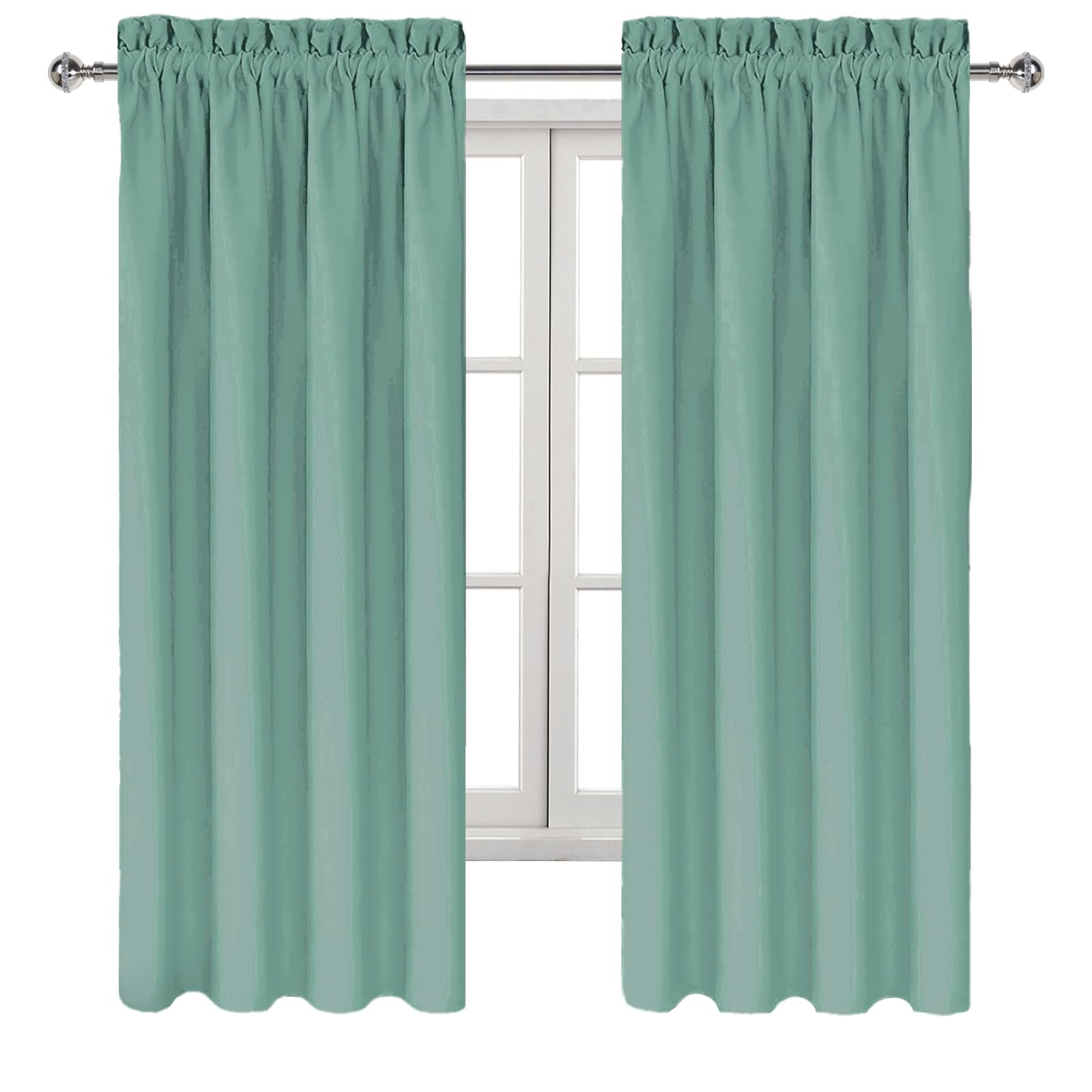 Blackout Curtains for Living Room Thermal Insulated (2 Count)