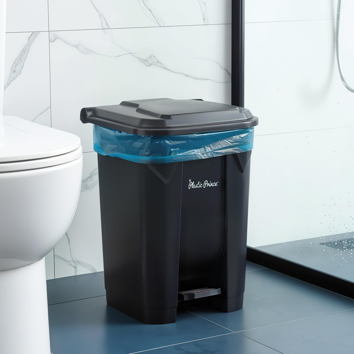 14 Gallon Step Trash Can for Kitchen