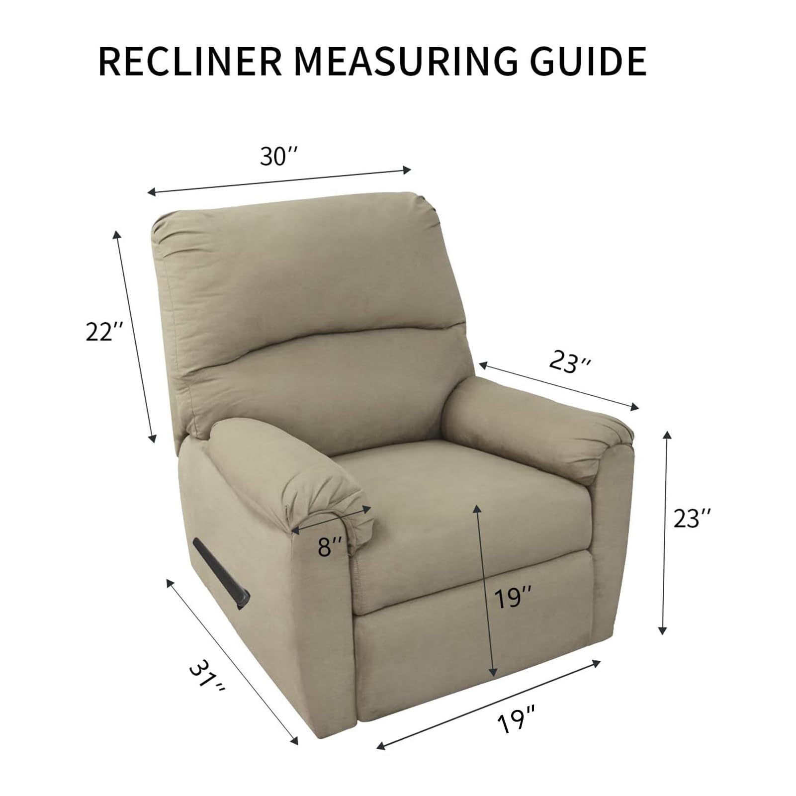 Reversible Recliner Chair Covers Couch Covers for Dogs