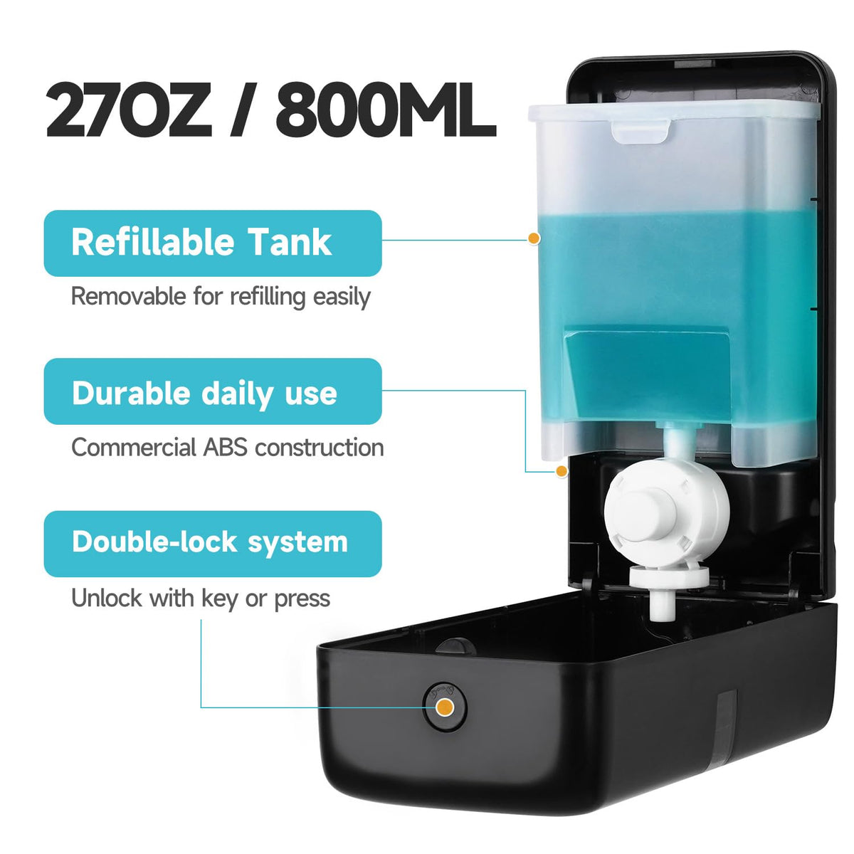 Liquid Commercial Soap Dispenser