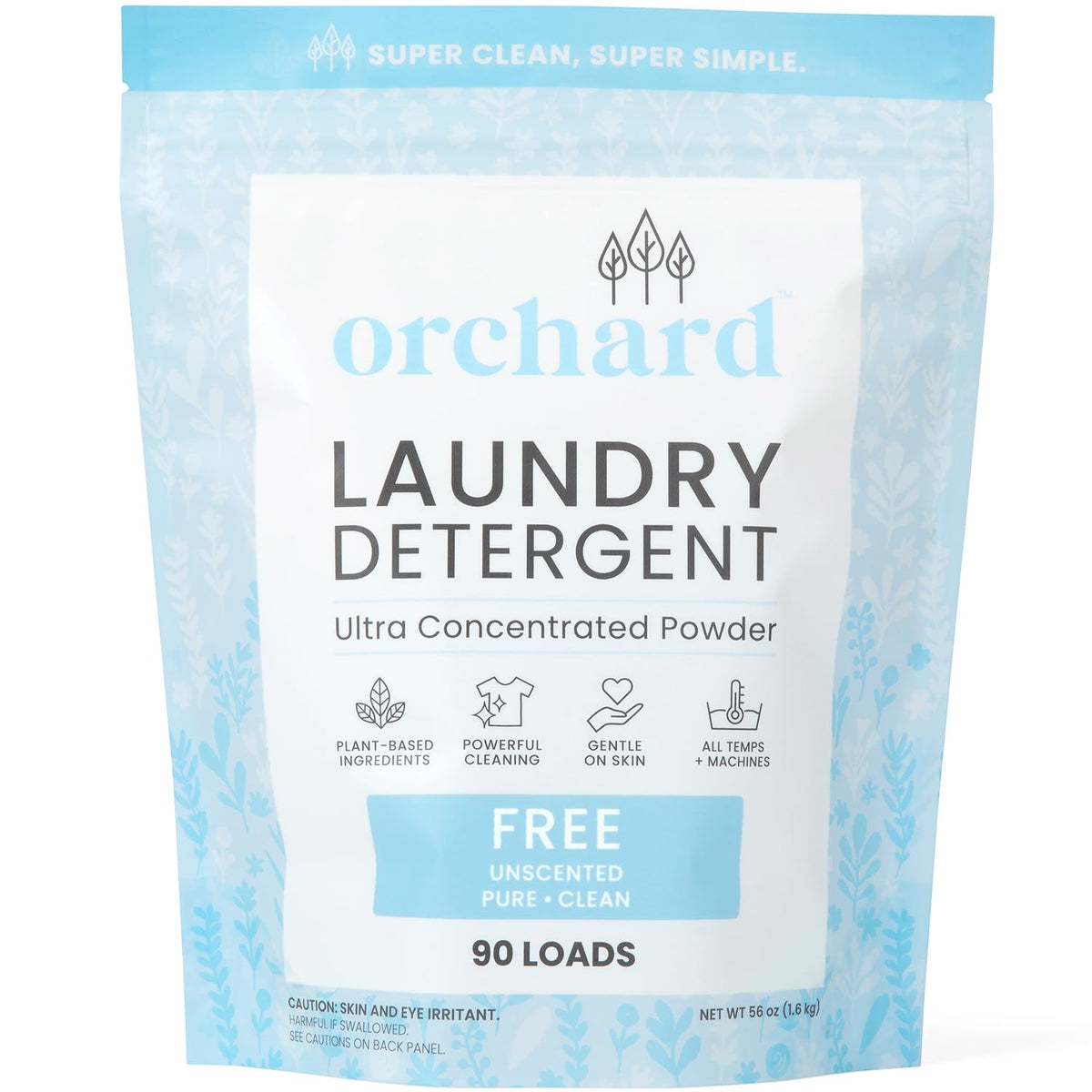 Orchard Laundry Detergent Powder for Sensitive Skin (56 Ounce)