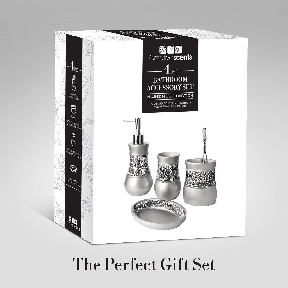 4 Pc. Resin Bathroom Accessory Set (4 Count)
