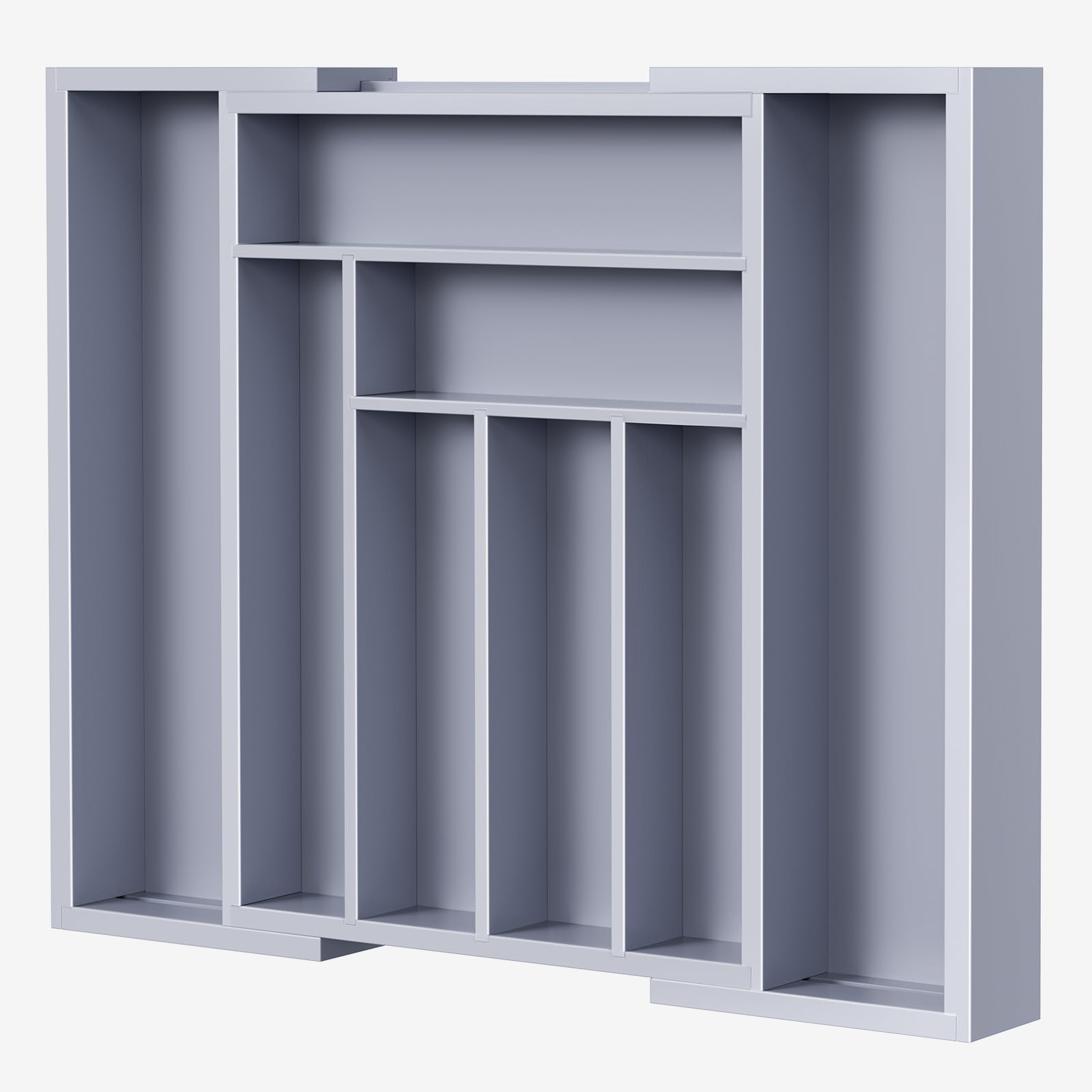 Bamboo Expandable Drawer Organizer for Utensils Holder