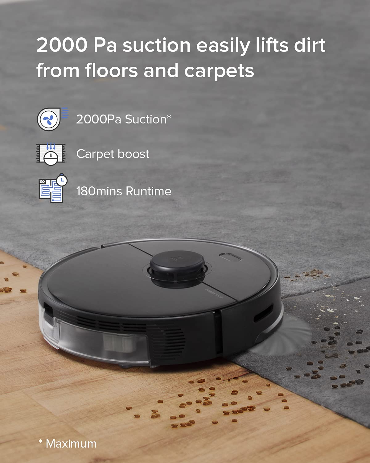 S5 MAX Robot Vacuum and Mop Cleaner