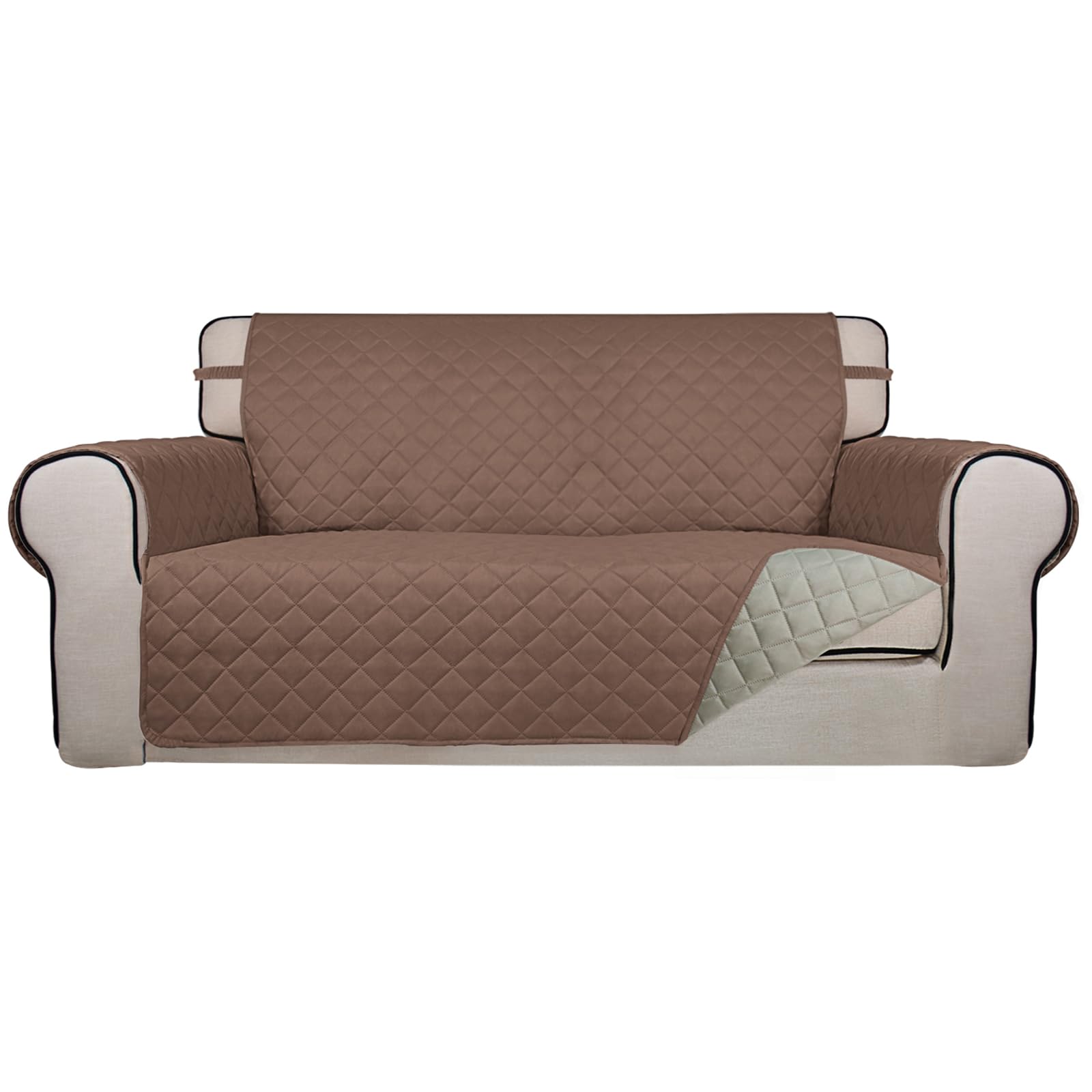 Reversible Quilted Couch Covers for Dogs Loveseat Sofa Cover 54"