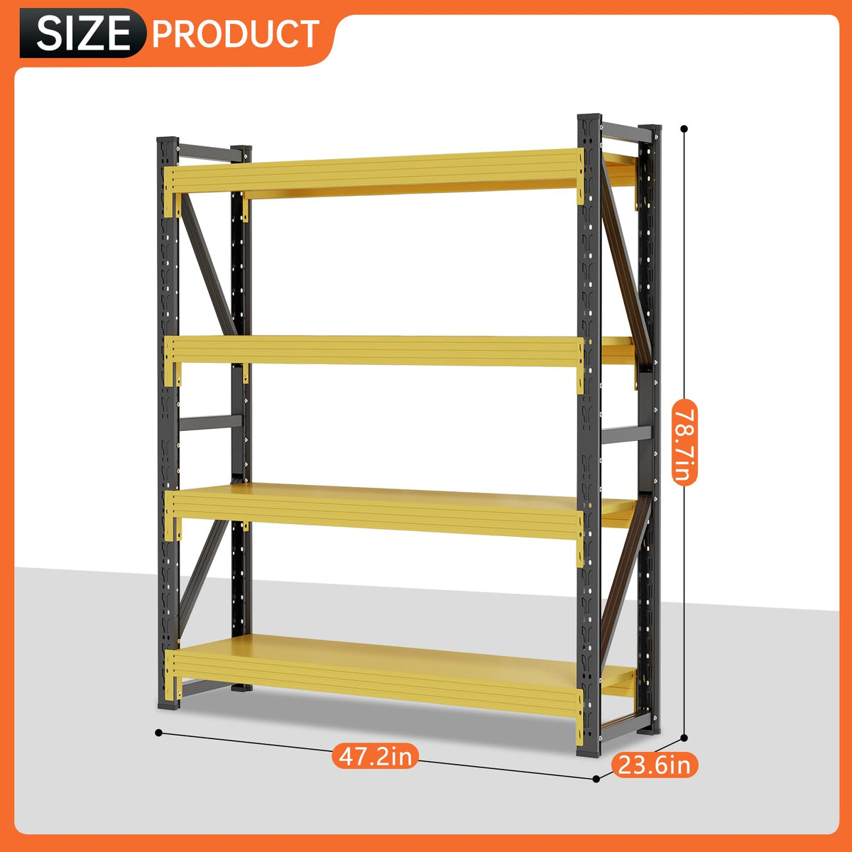 48" W Storage Shelves Heavy Duty