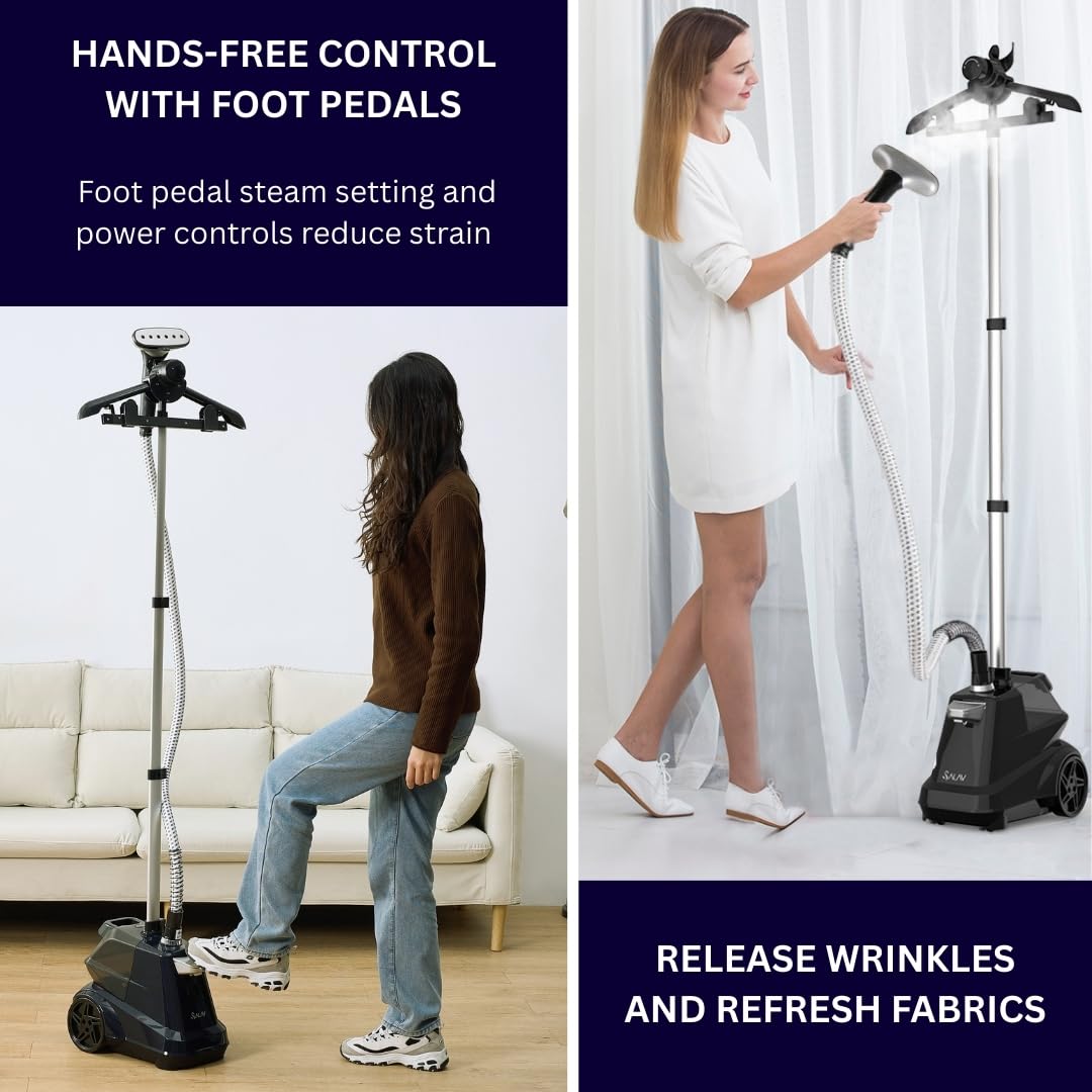 Commercial Grade Standing Garment Steamer for Clothes with Auto
