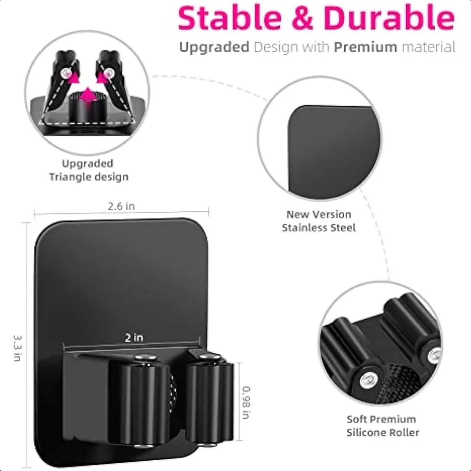 Broom Holder Wall Mount 8