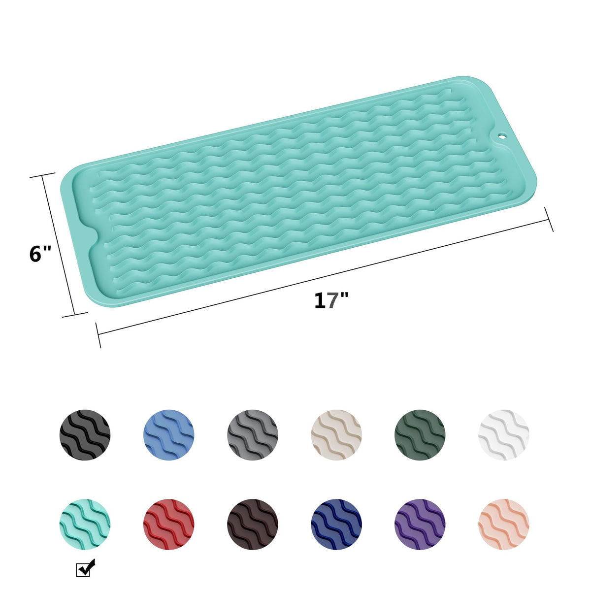 Small Dish Drying Mat for Kitchen Counter