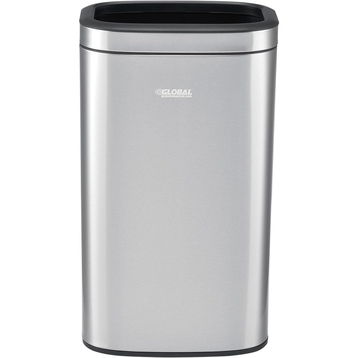 8 Gallon Stainless Steel Slim Open Top Receptacle