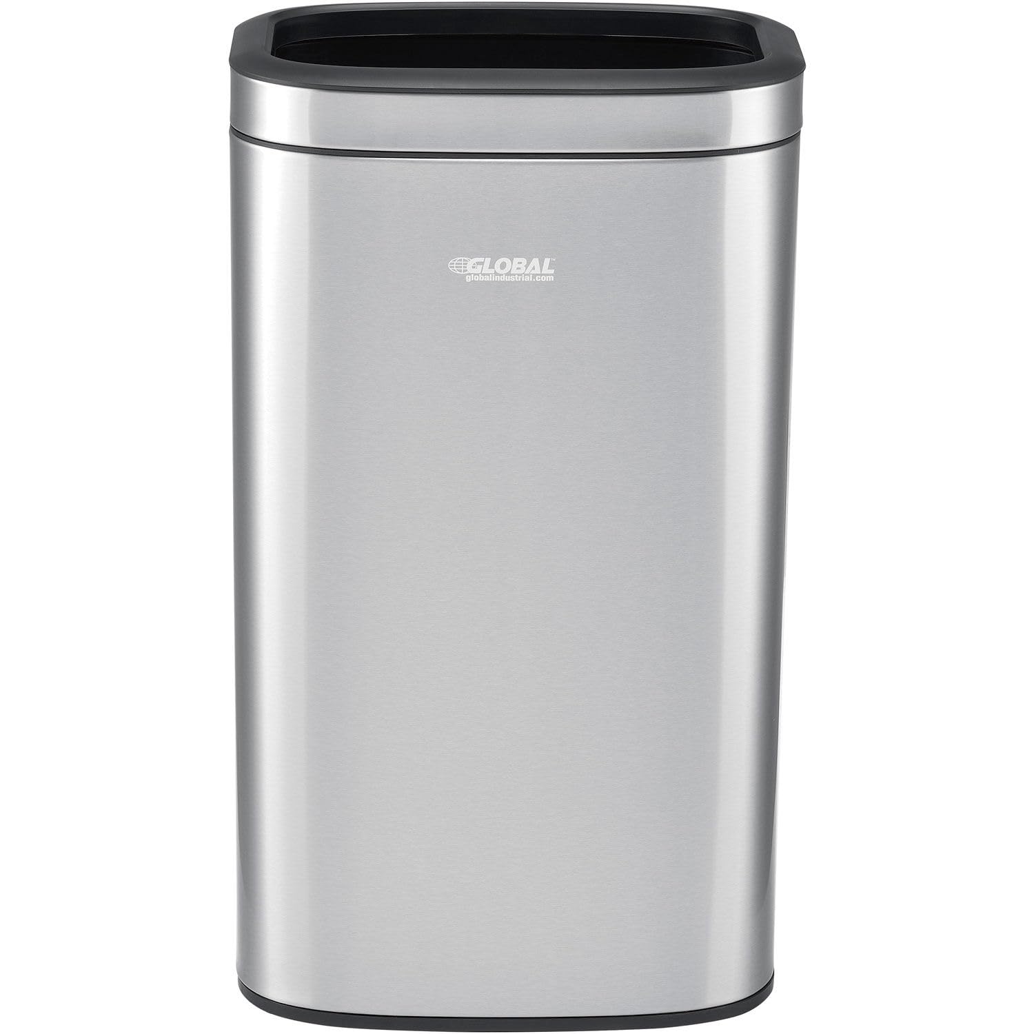 8 Gallon Stainless Steel Slim Open Top Receptacle
