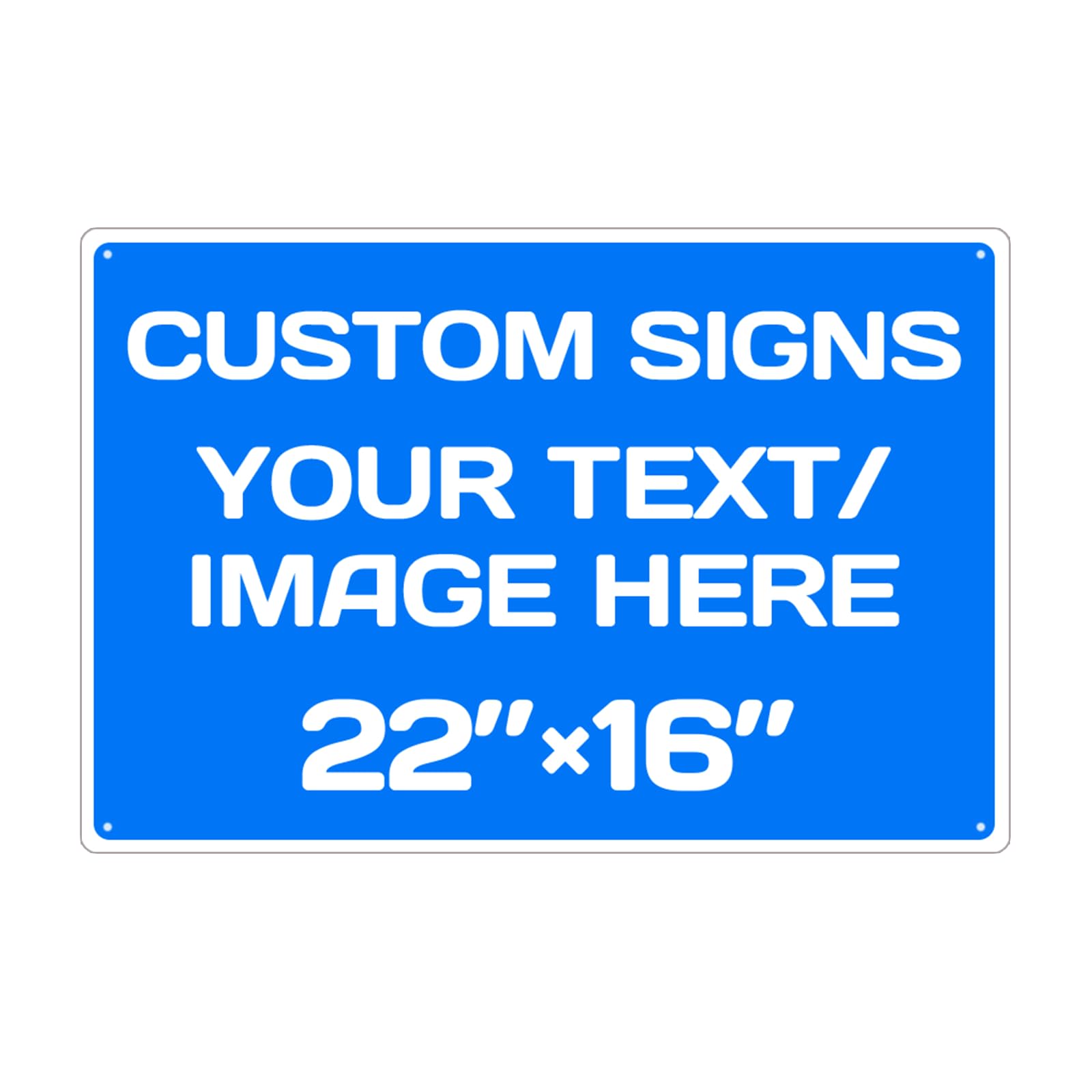 Custom Aluminum Weatherproof Metal Sign