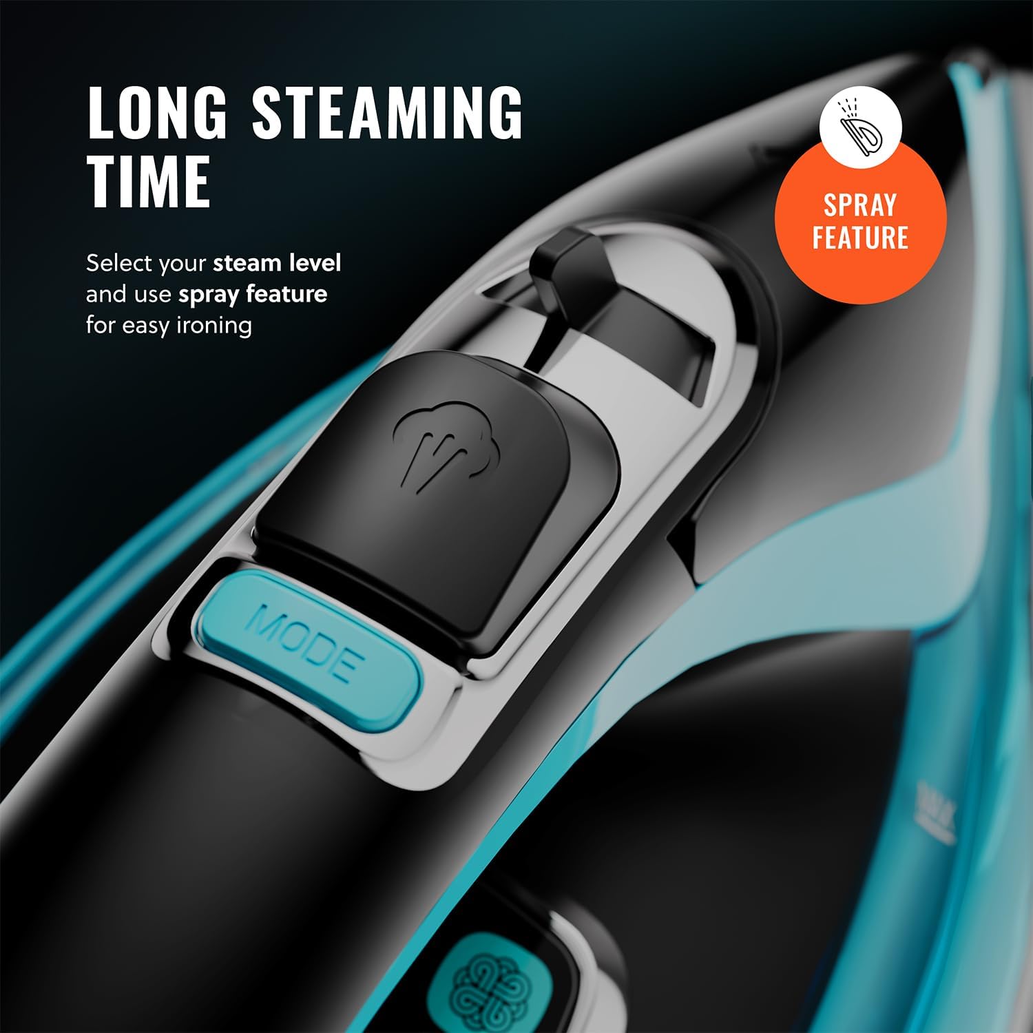PurSteam SteamTech Steam Iron with LED Display