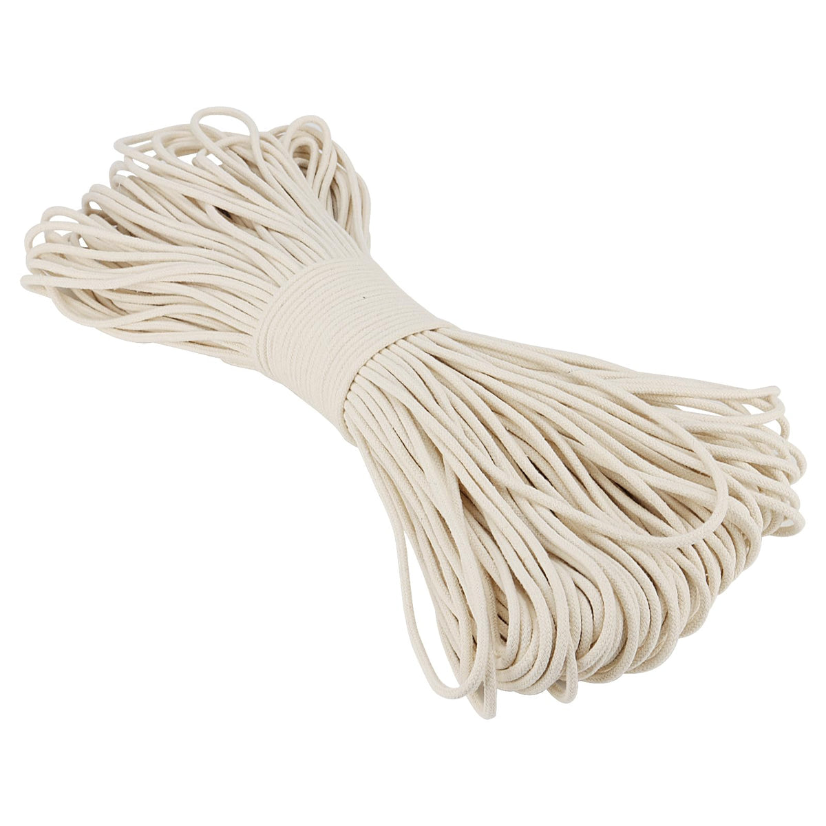 5 32 Inch White Natural Cotton Clothesline Rope (328.0842 Foot)