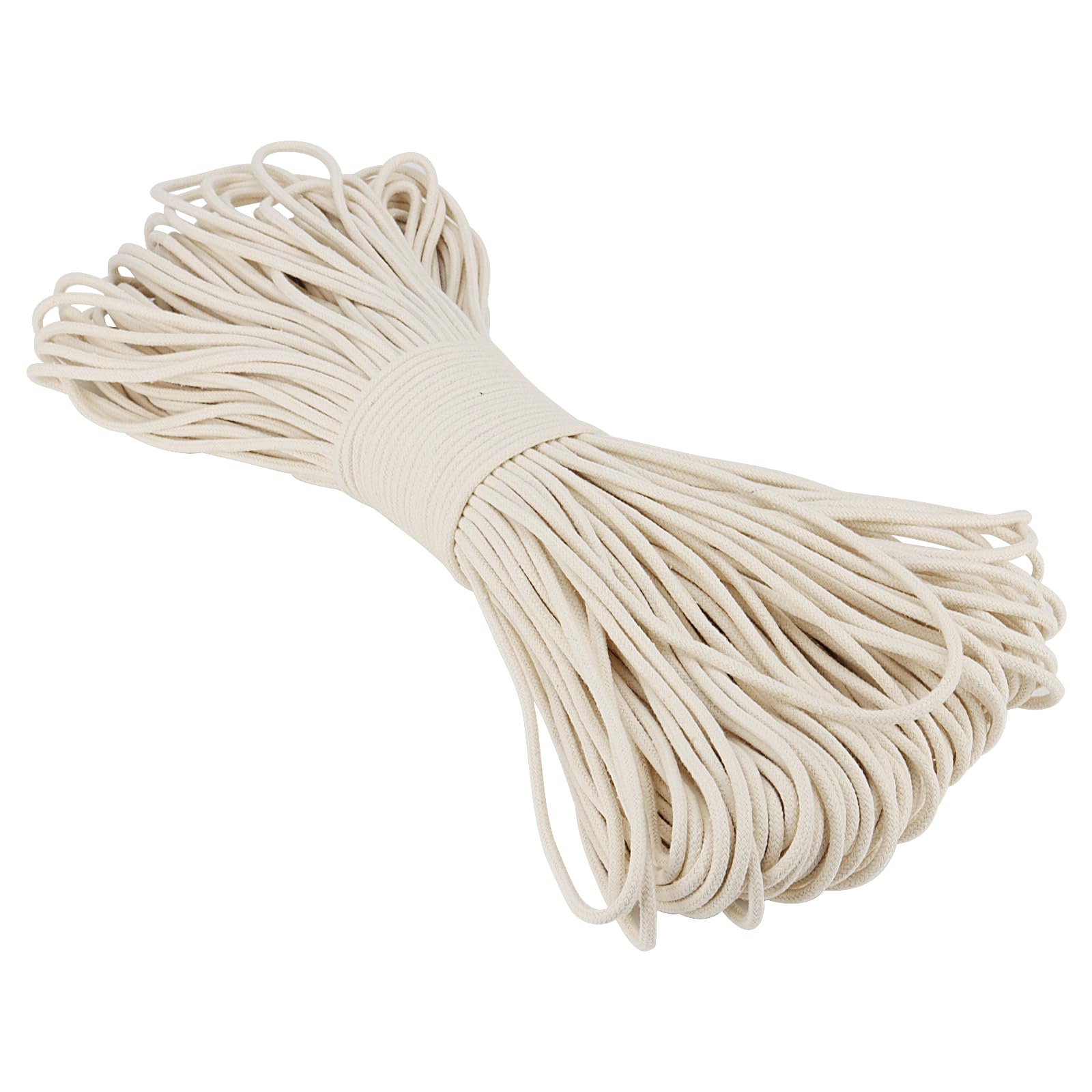 5 32 Inch White Natural Cotton Clothesline Rope (328.0842 Foot)