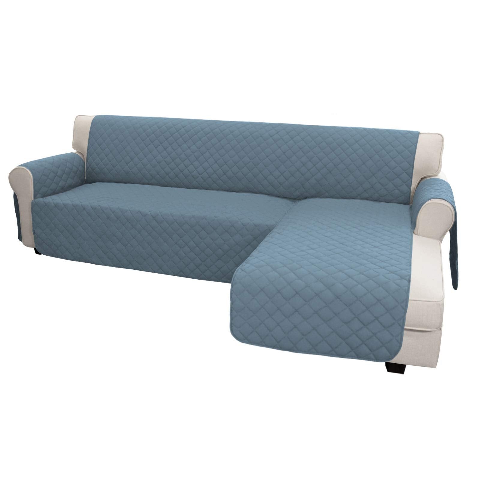 Reversible L Shape Sectional Couch Cover