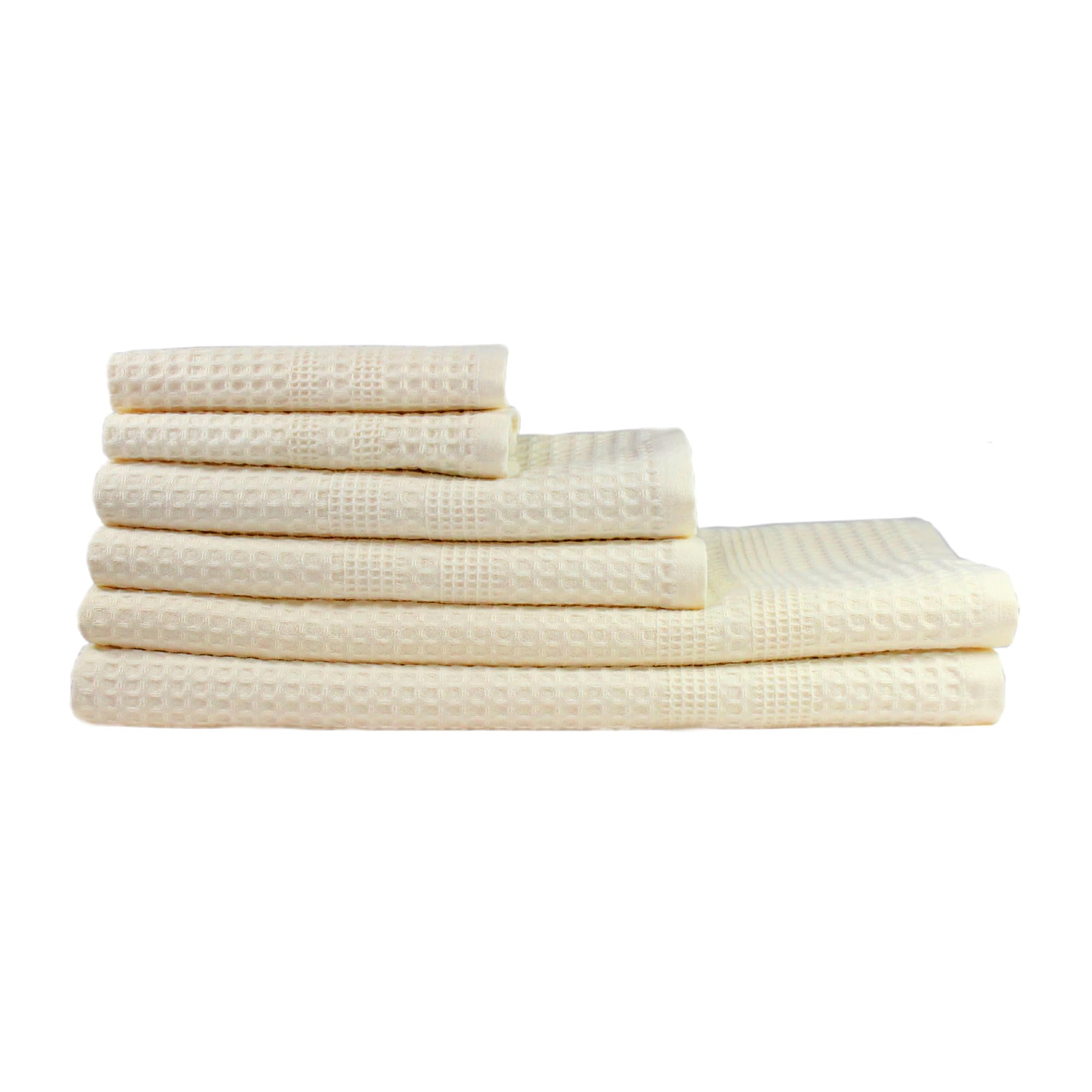 Waffle Towel Set Quick Dry Thin
