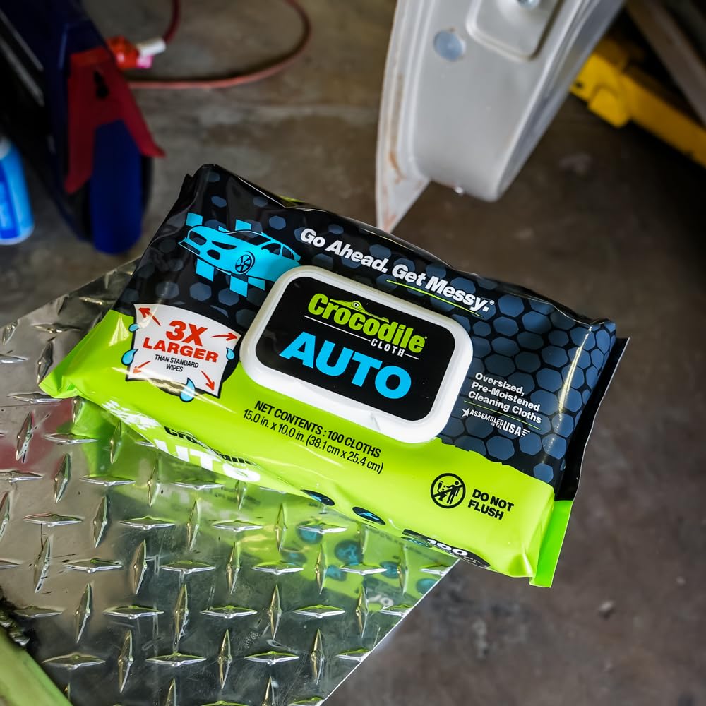 Auto Degreasing Hand & Tool Wipes (10 Count)