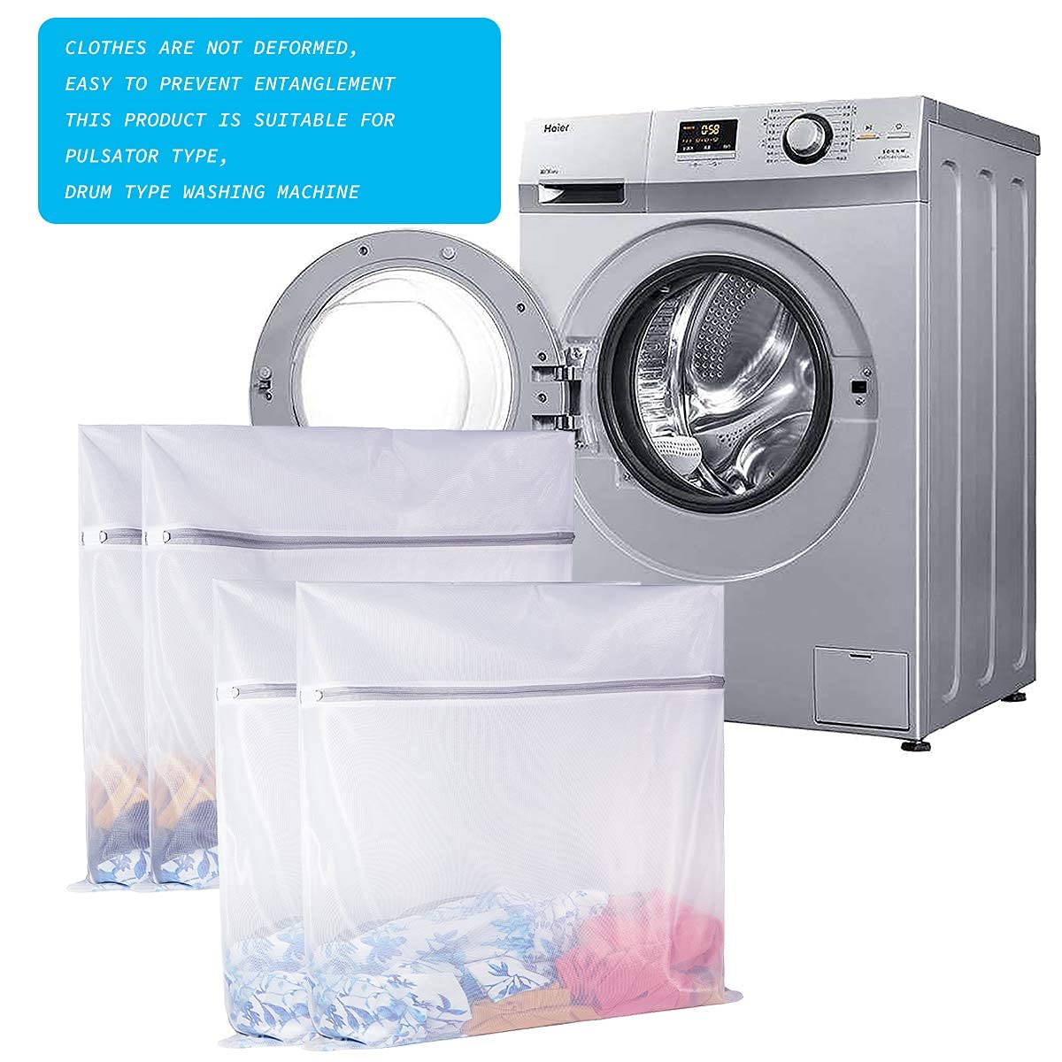 Laundry Mesh Bag (4 Count)