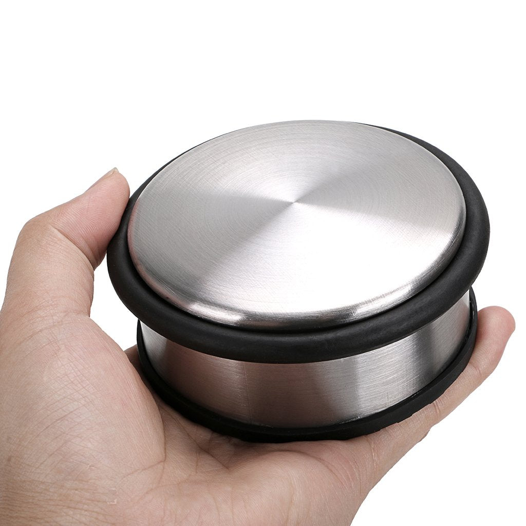 Heavy Duty Floor Door Stopper No Drill Stainless Steel Door Stops