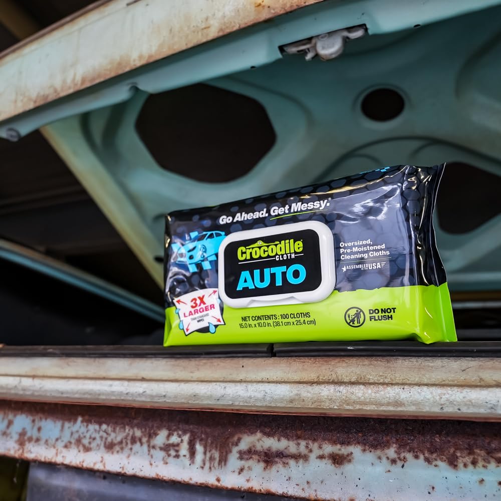 Auto Degreasing Hand & Tool Wipes (600 Count)