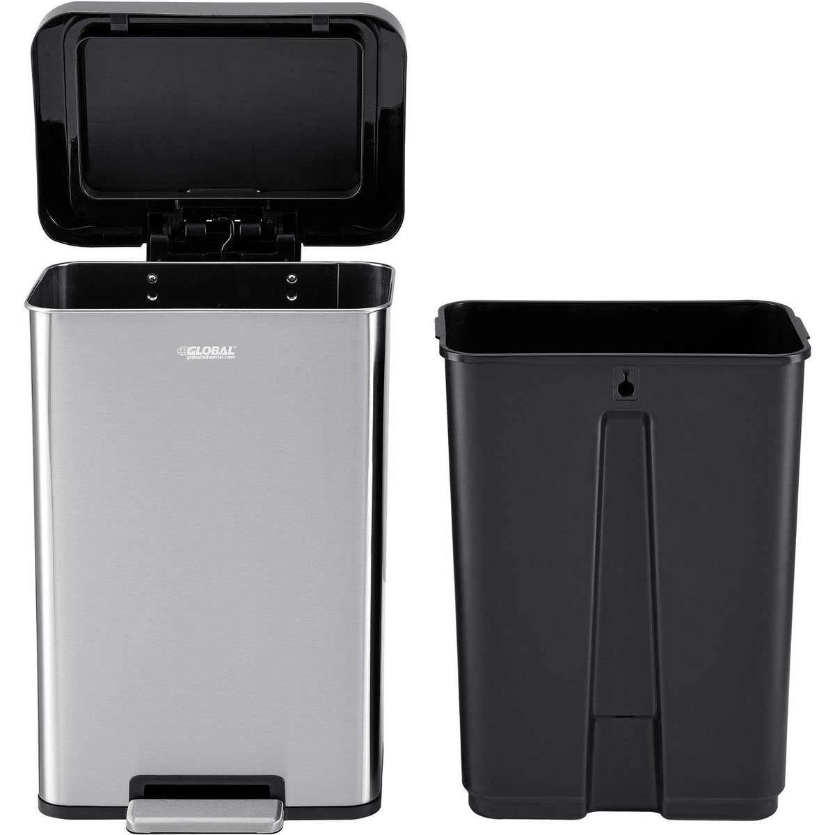 12 Gallon Stainless Steel Trash Can